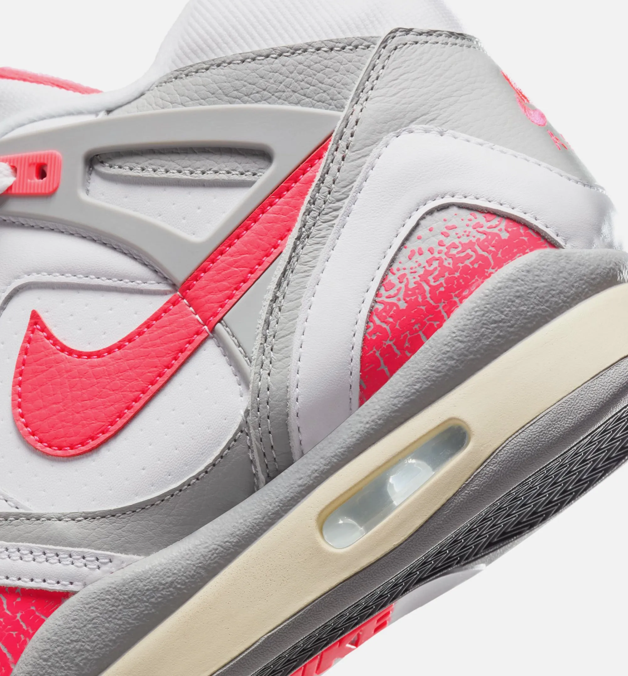 Air Tech Challenge 2 Racer Pink Mens Lifestyle Shoe - White/Racer Pink/Smoke Grey Massage Slippers Odor Resistant Sock Specification