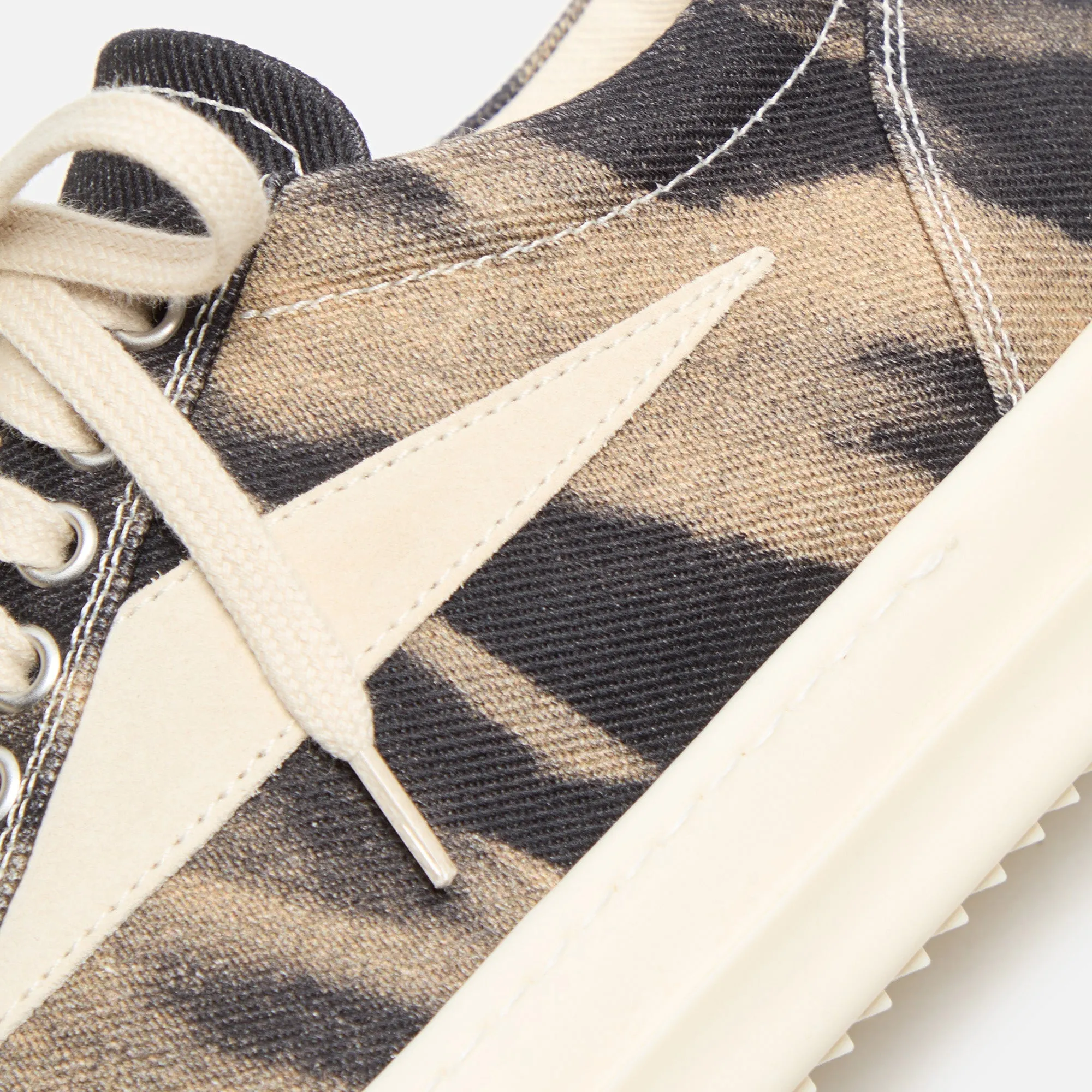 Rick Owens Vintage Sneakers - Black / Terra / Milk Rearfoot Stability