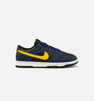 Dunk Low Midnight Navy And Tour Yellow Mens Lifestyle Shoe - Black/Midnight Navy/Sail/Tour Yellow Free Shipping Optimal Vision
