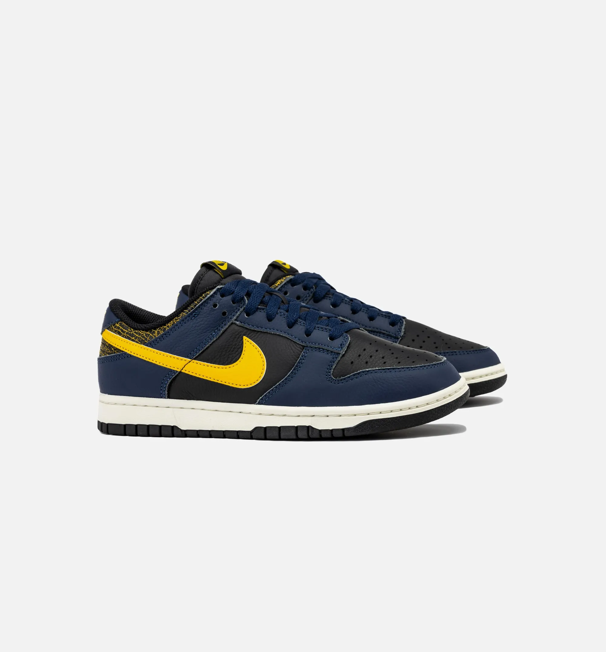 Dunk Low Midnight Navy And Tour Yellow Mens Lifestyle Shoe - Black/Midnight Navy/Sail/Tour Yellow Free Shipping Adjustable Vent Admired Style