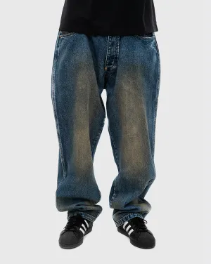 Carpet C Star Jeans - Blue Convertible Sleeves