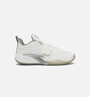 Kai 1 Yang Mens Basketball Shoe - White/Grey High Cut Design Craftsmanship Excellence
