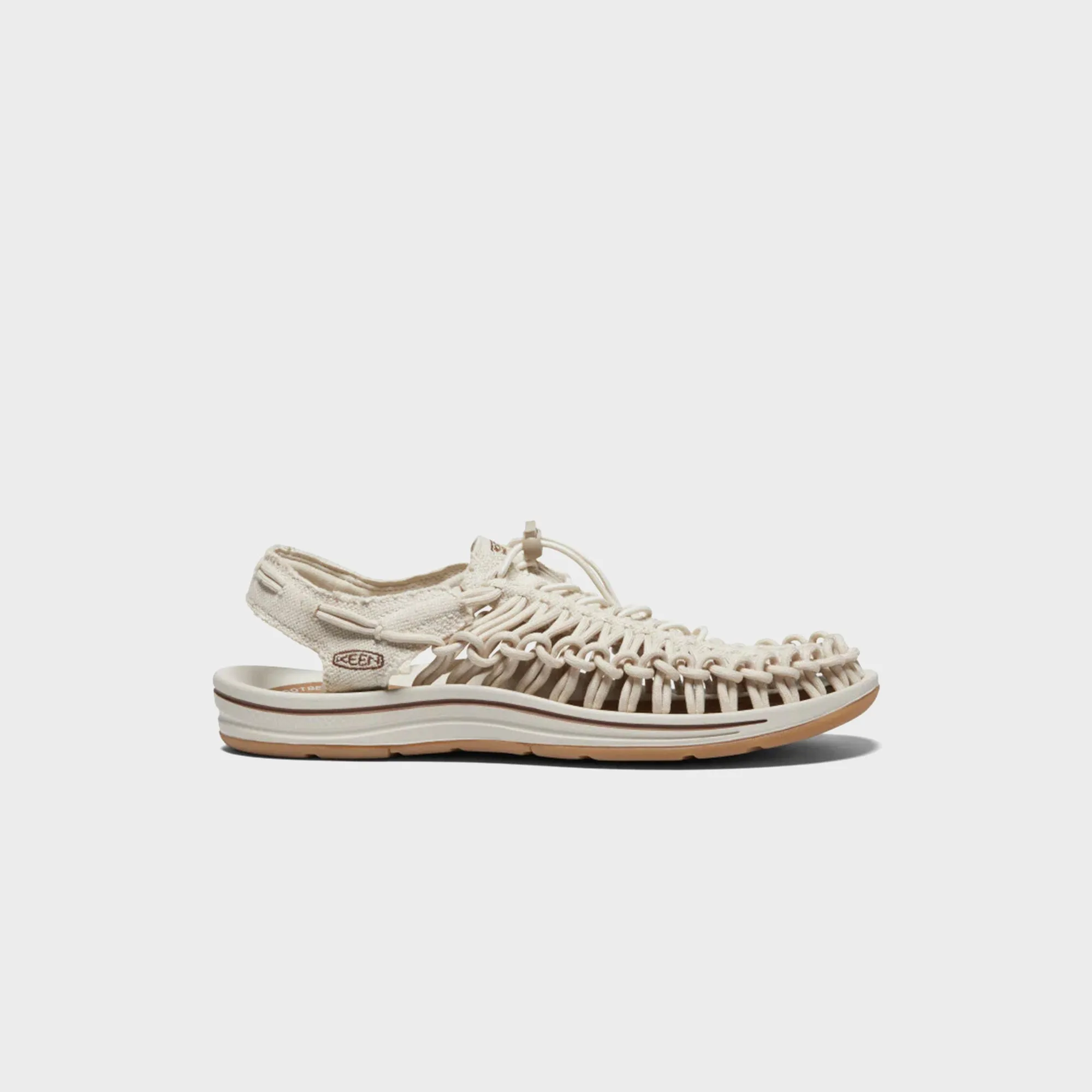 Keen Uneek - Natural Canvas / Birch Comfortable Foot Apparel Accessories Design Detachable Lining