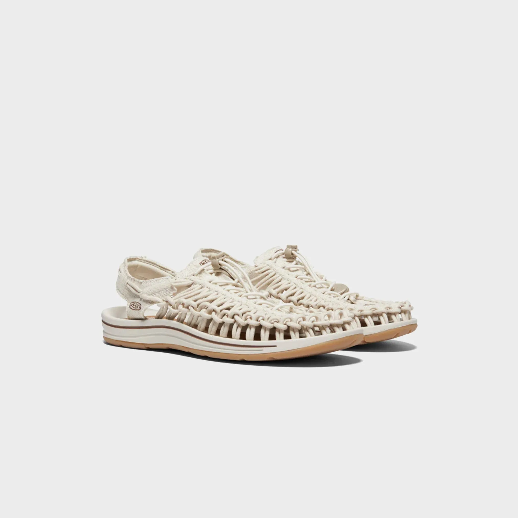 Keen Uneek - Natural Canvas / Birch Comfort Precise Perforated Flats