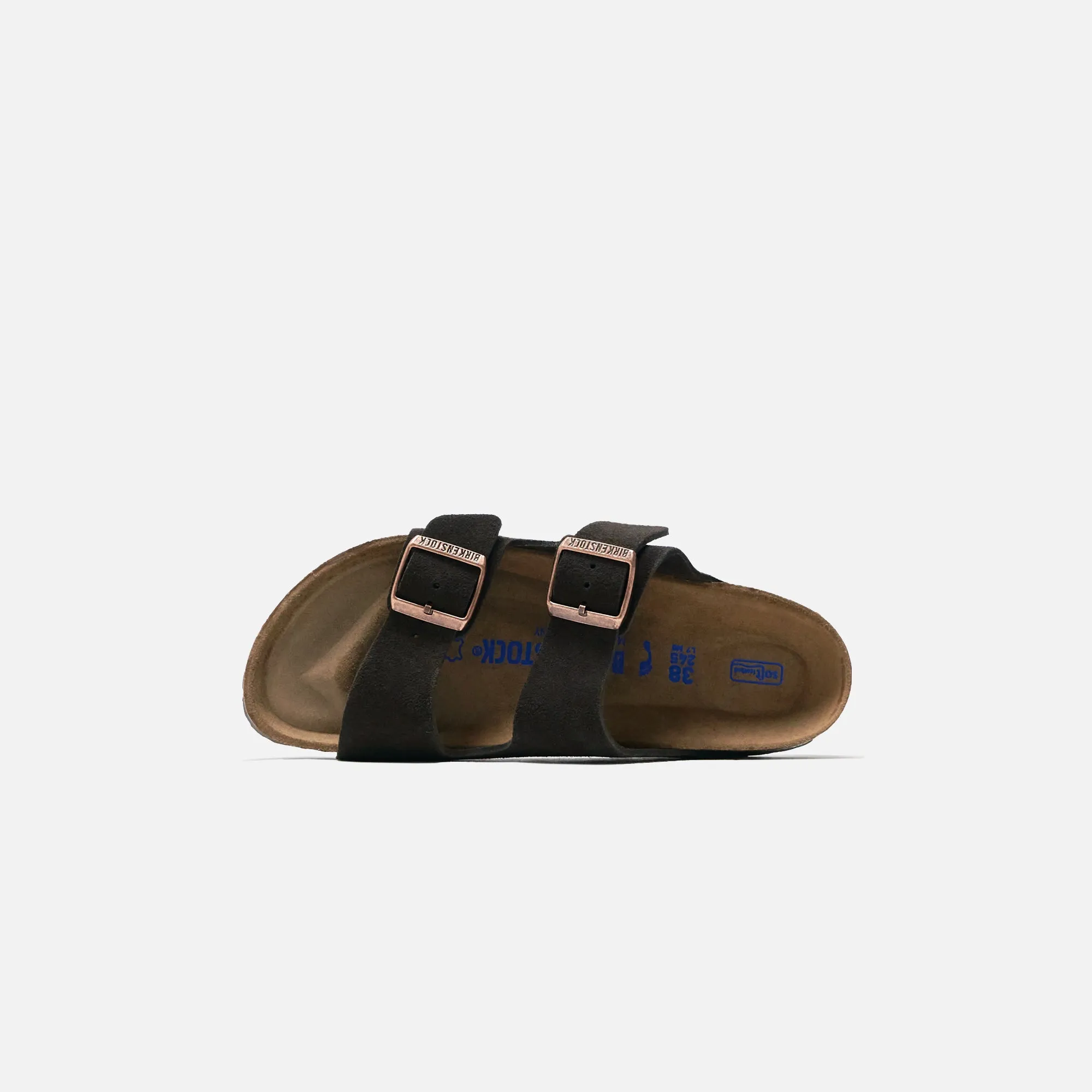 Comfortable Craftsmanship Sole Quality Birkenstock Wmns Arizona Soft Footbed Suede Sandals - Mocha