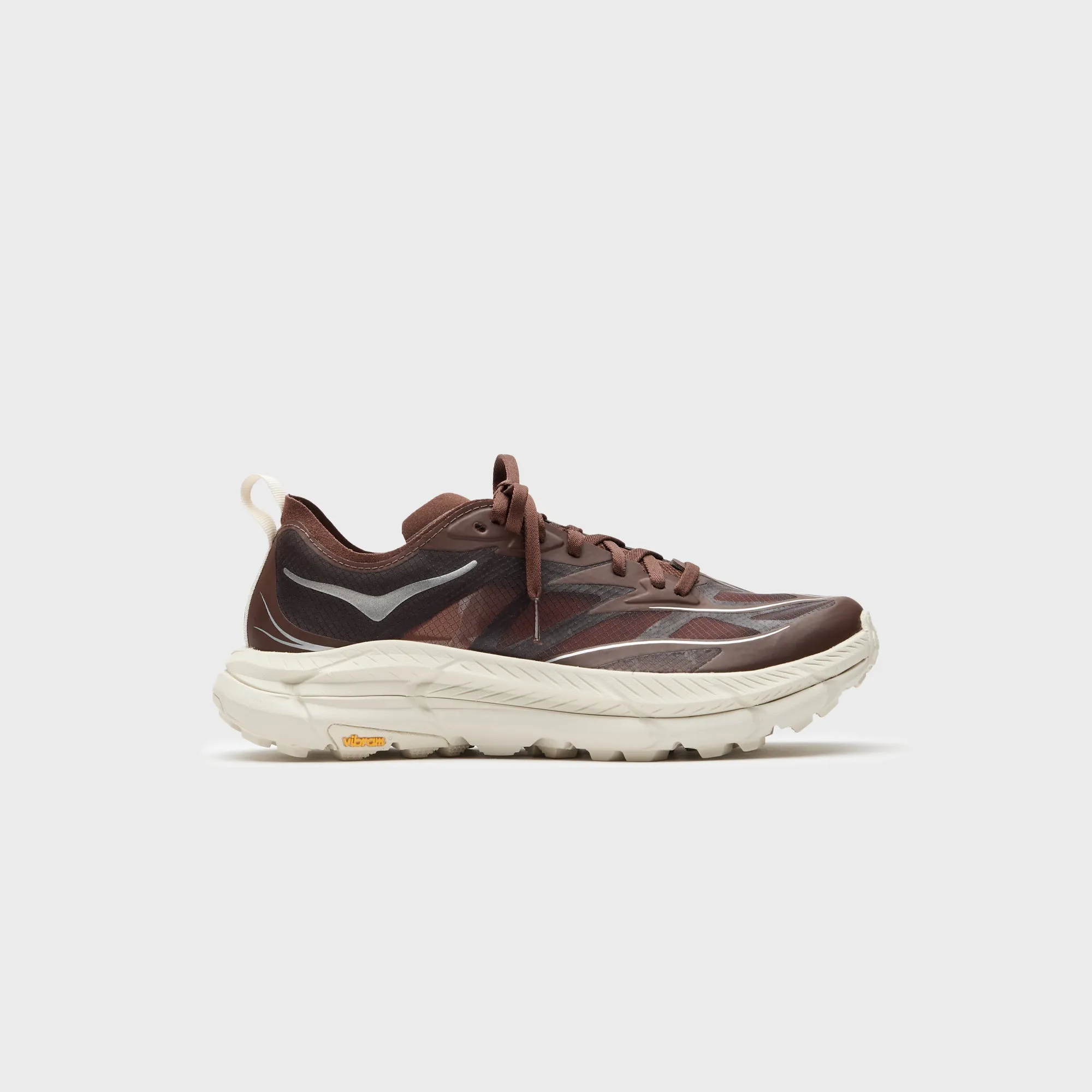 Heart Design Alligator Skin Hoka Mafate Speed 4 Lite - Cold Brew / Oat Milk