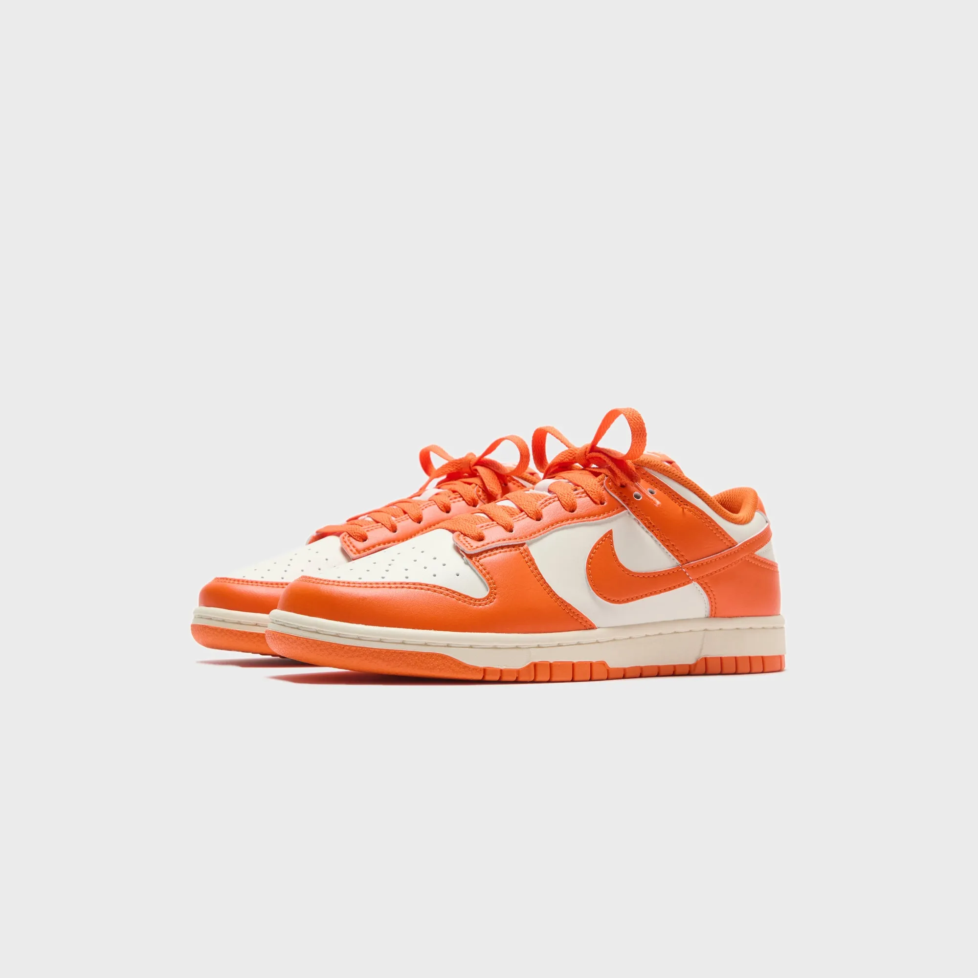 Nike Dunk Low Retro - Pale Ivory / Safety Orange Stud
