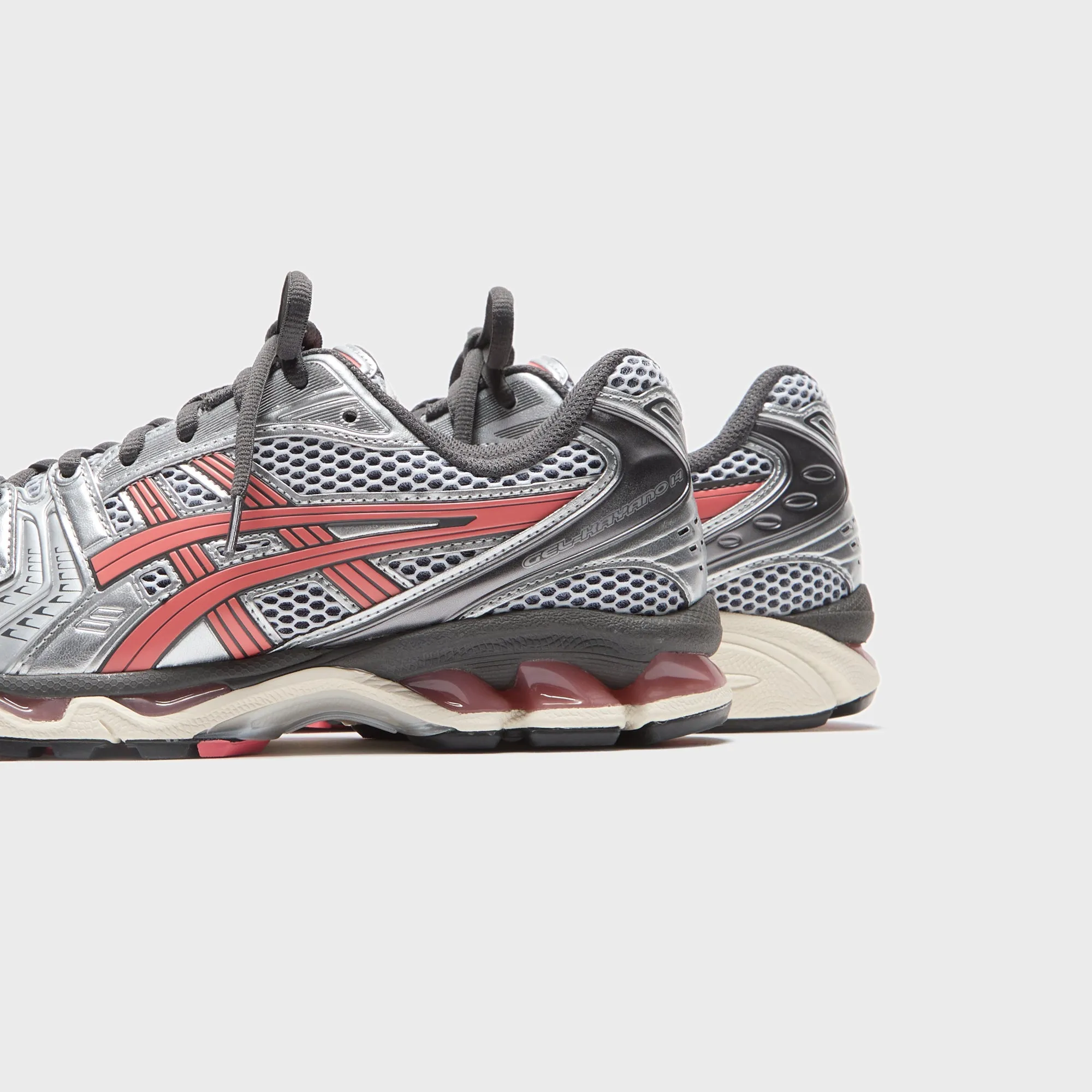 Asics Gel-Kayano 14 - White / Papaya Ankle Support Strap Treatment Eco-Friendly Sockliner