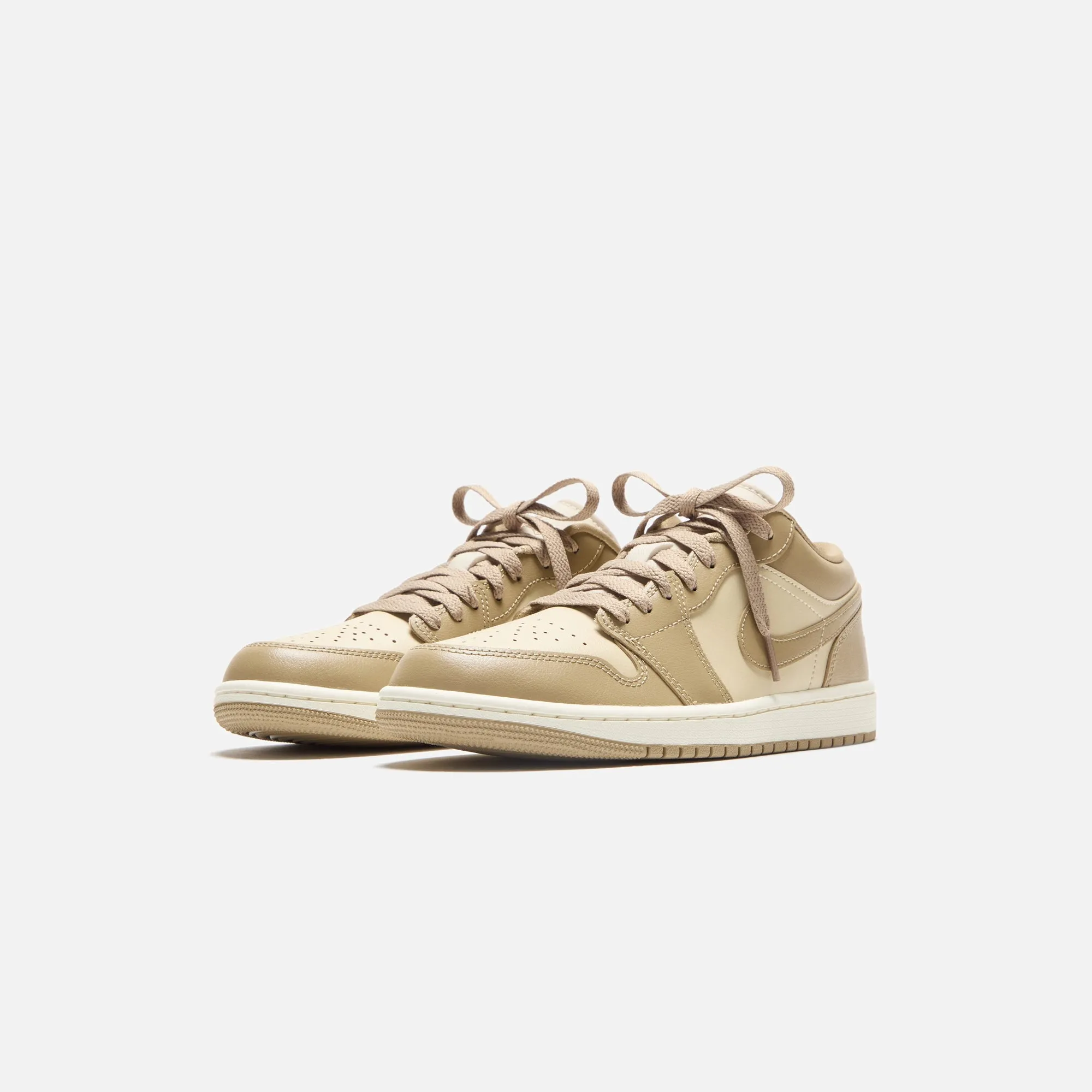 Jordan Wmns Air Jordan 1 Low - Rattan / Sail / Desert Camo Comfortable Tongue For Ease