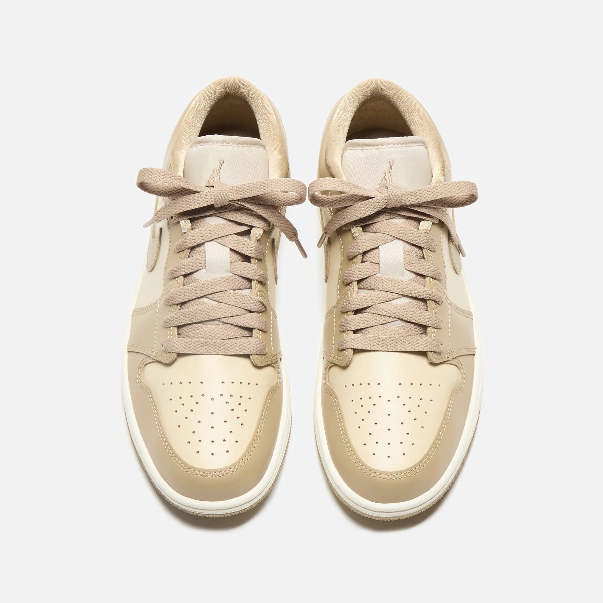Jordan Wmns Air Jordan 1 Low - Rattan / Sail / Desert Camo Comfortable Padding Abrasion Resistance Efficiency
