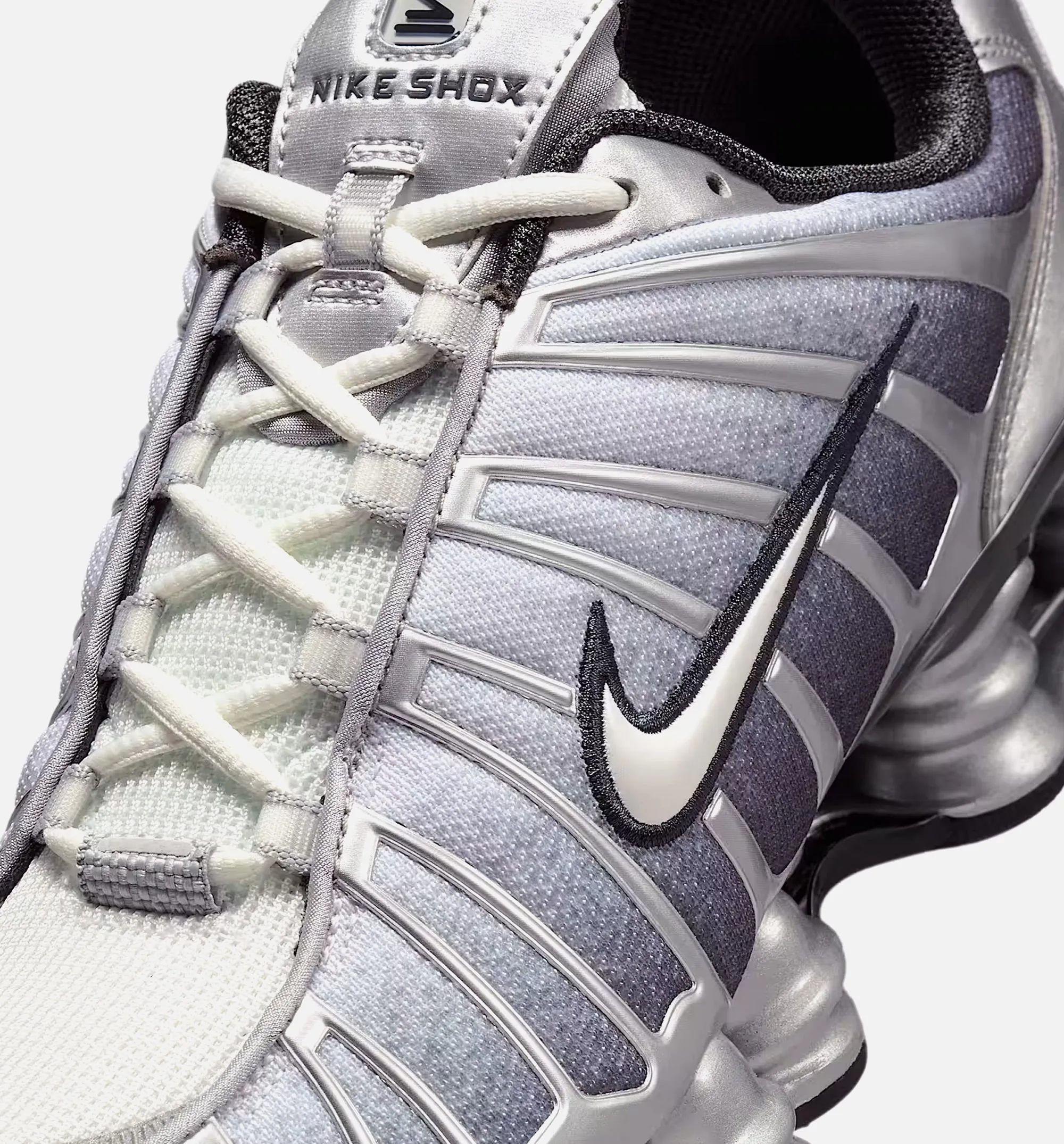 Shox Tl Mens Lifestyle Shoe - Metallic Silver/Wolf Grey/Anthracite/Summit White Reinforced Structure