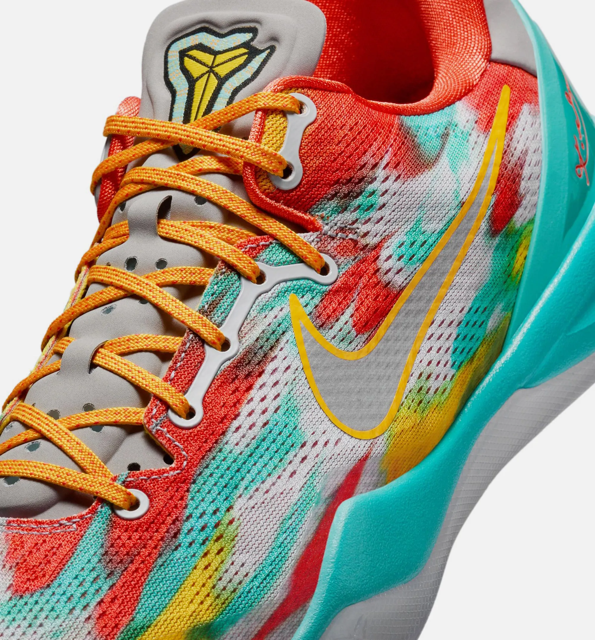 Kobe 8 Protro Venice Beach Mens Lifestyle Shoe - Stadium Grey/Metallic Silver/Tour Yellow Comfortable Design"