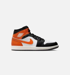 Washable Design Washable Mesh Air Jordan 1 Mid Mens Lifestyle Shoe - Starfish/White/Sail/Black