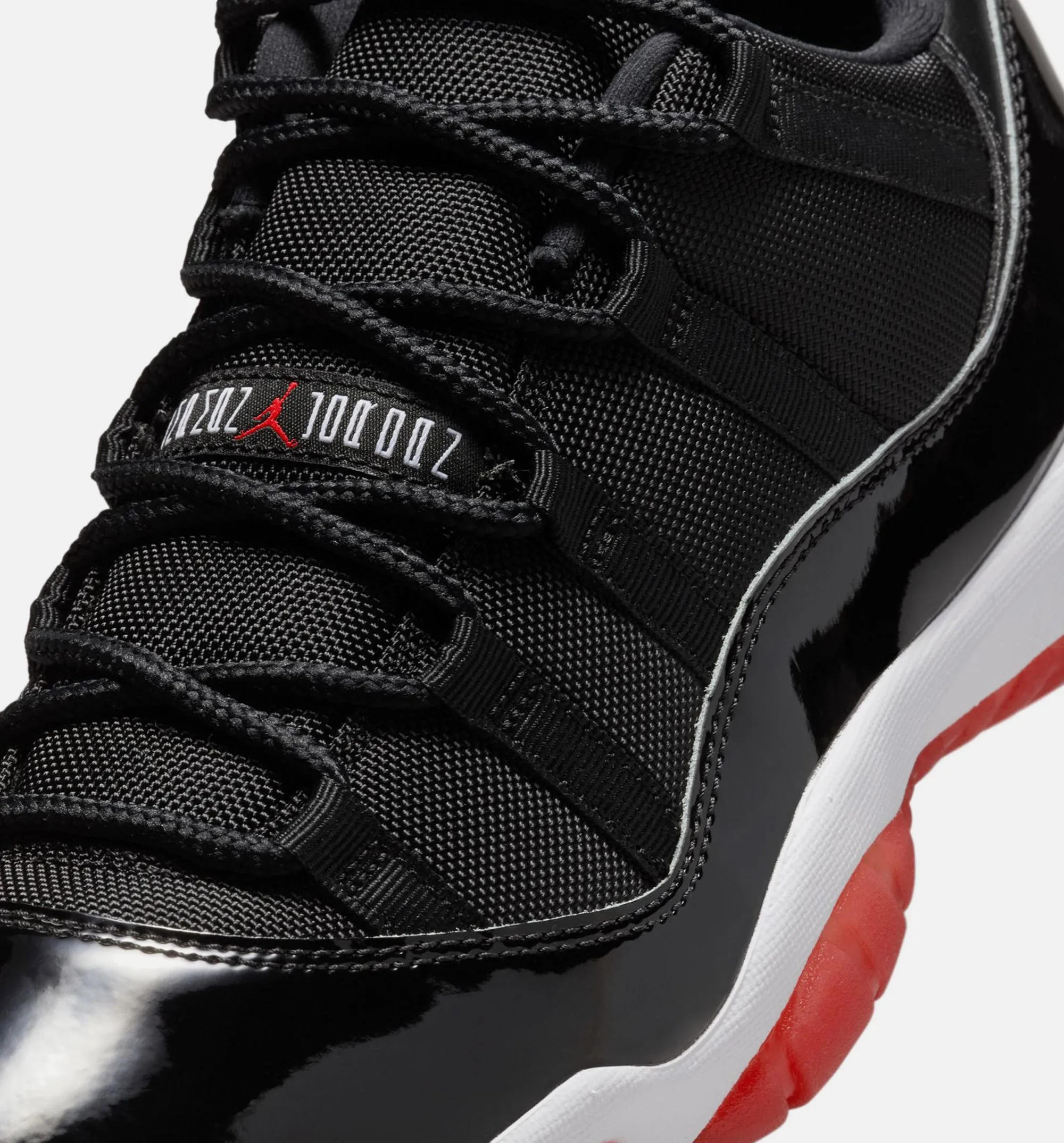 Patent Leather Air Jordan 11 Retro Bred Mens Lifestyle Shoe - Black/Varsity Red/White Free Shipping