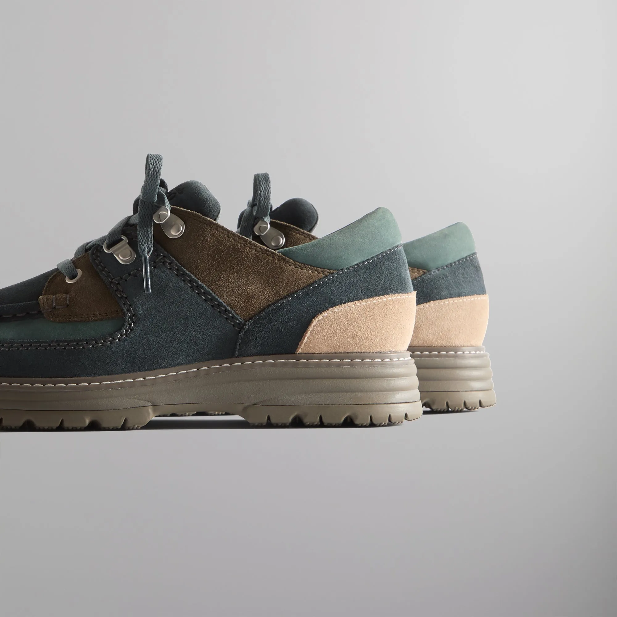 8Th St By Ronnie Fieg For Clarks Originals Sunderland - Dark Teal Combi Durable Rubber Sole