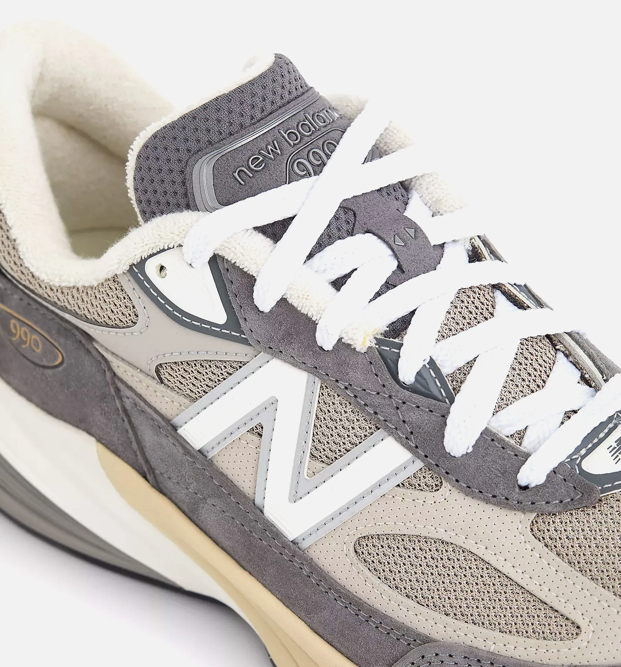 Comfort Caches Comfort Hooks 990 V6 Made In Usa Castlerock Moonrock Mens Lifestyle Shoe - Castlerock/Moonrock