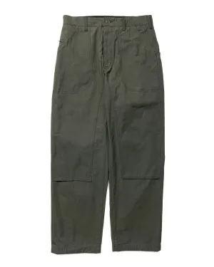 Comfortable Visibility Hip Pockets Engineered Garments Climbing Pant Olive Heavyweight Cotton Ripstop