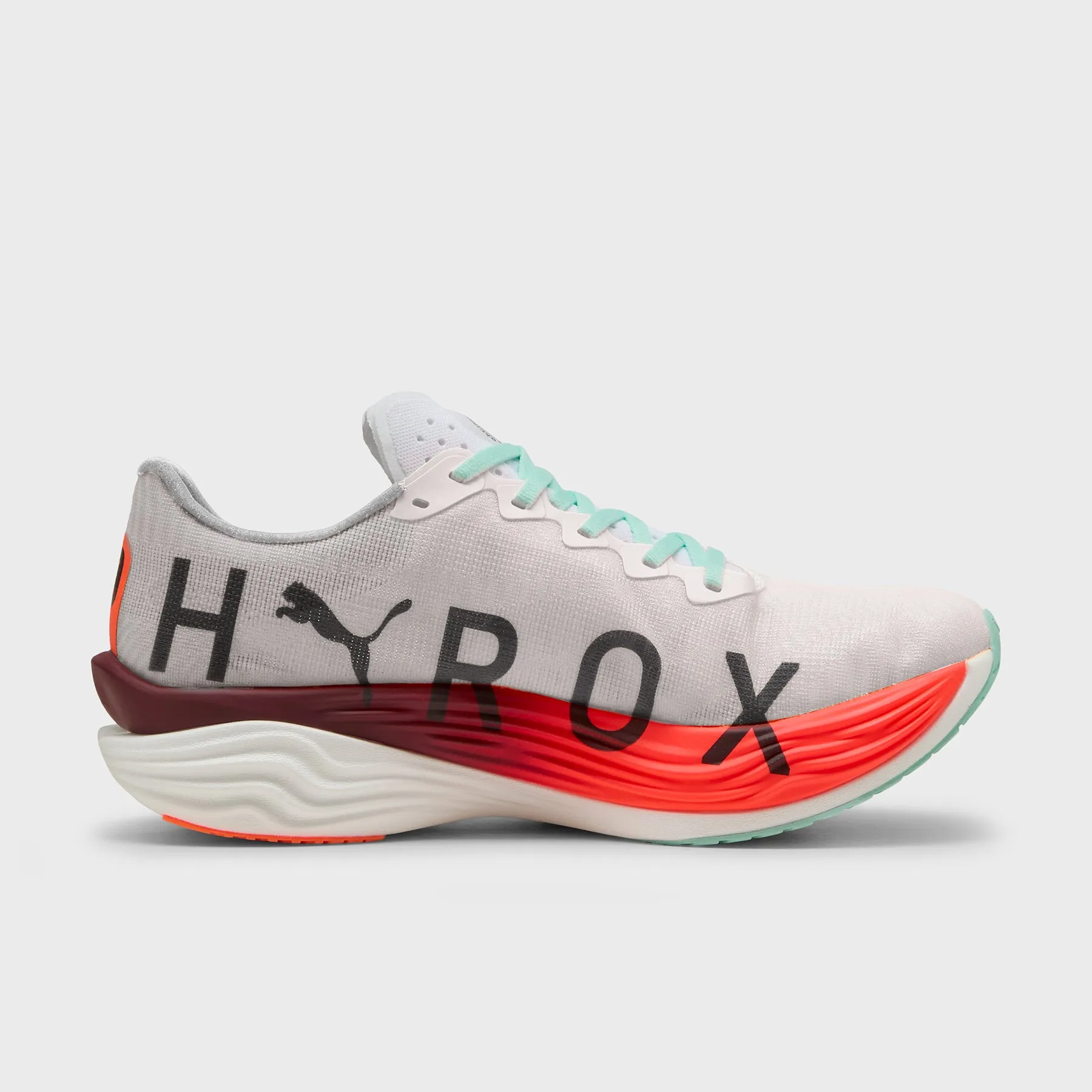 Specialist Puma - Deviate Nitro Elite 3 Hyrox - Women'S - Puma White-Glowing Red-Mint Melt