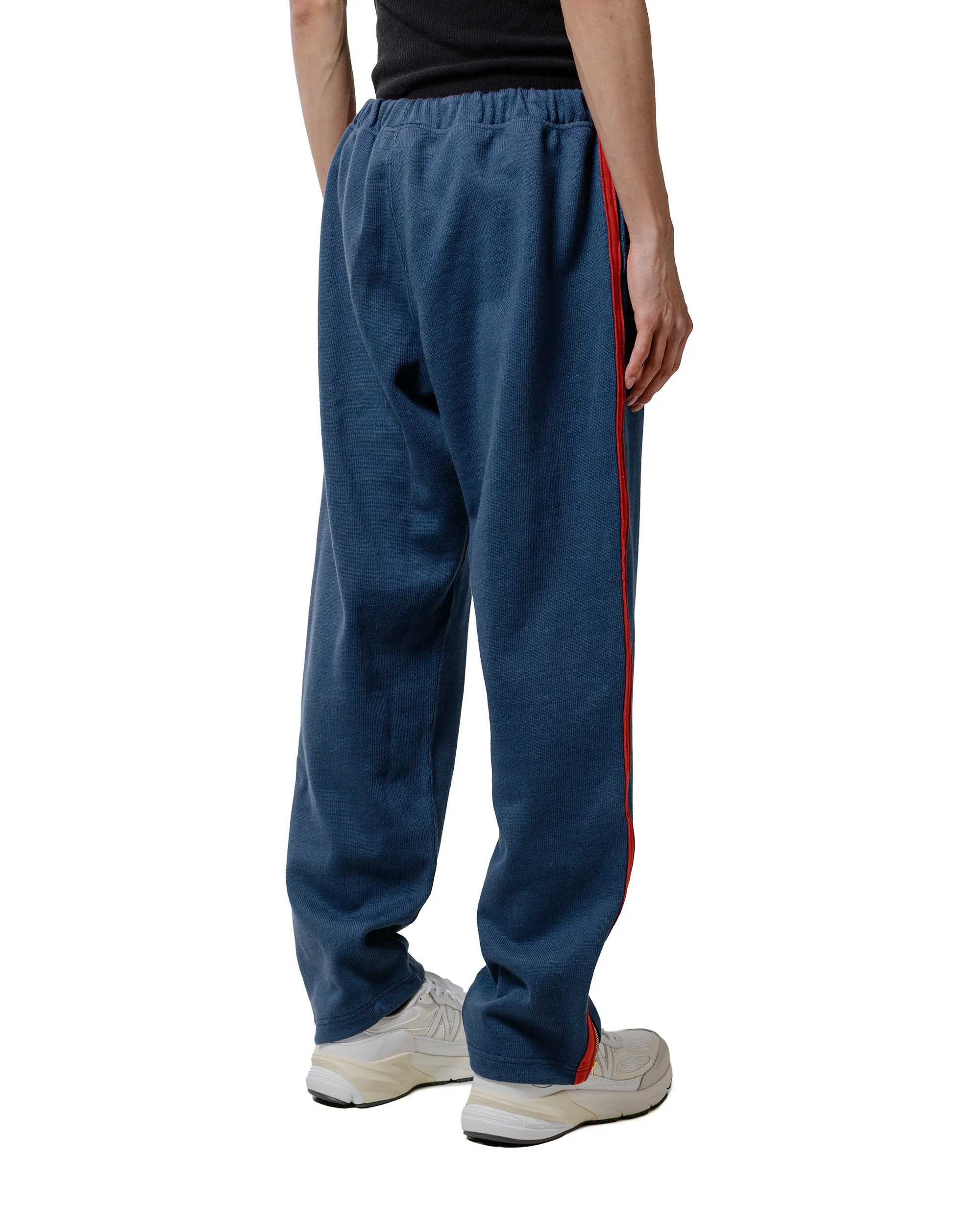 The Real Mccoy'S Mc24124 Athletic Zipper Hem Pants Blue "Minimalist Aesthetic