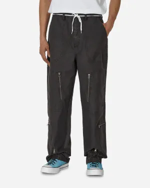 Evening History Flight Nyco Ripstop Pigment Dyed Pants Black
