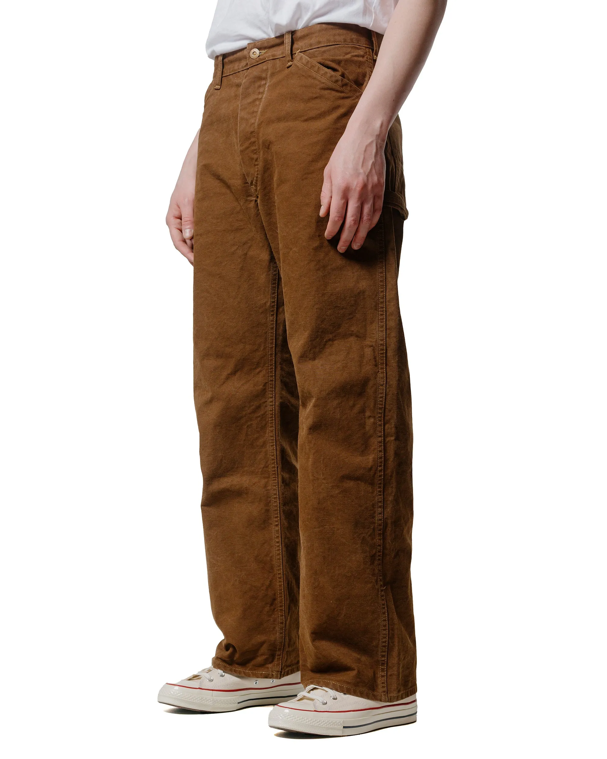 Machine-Washable Lining Warehouse Lot. Jg-12 Ironworkers Trousers Duck Brown