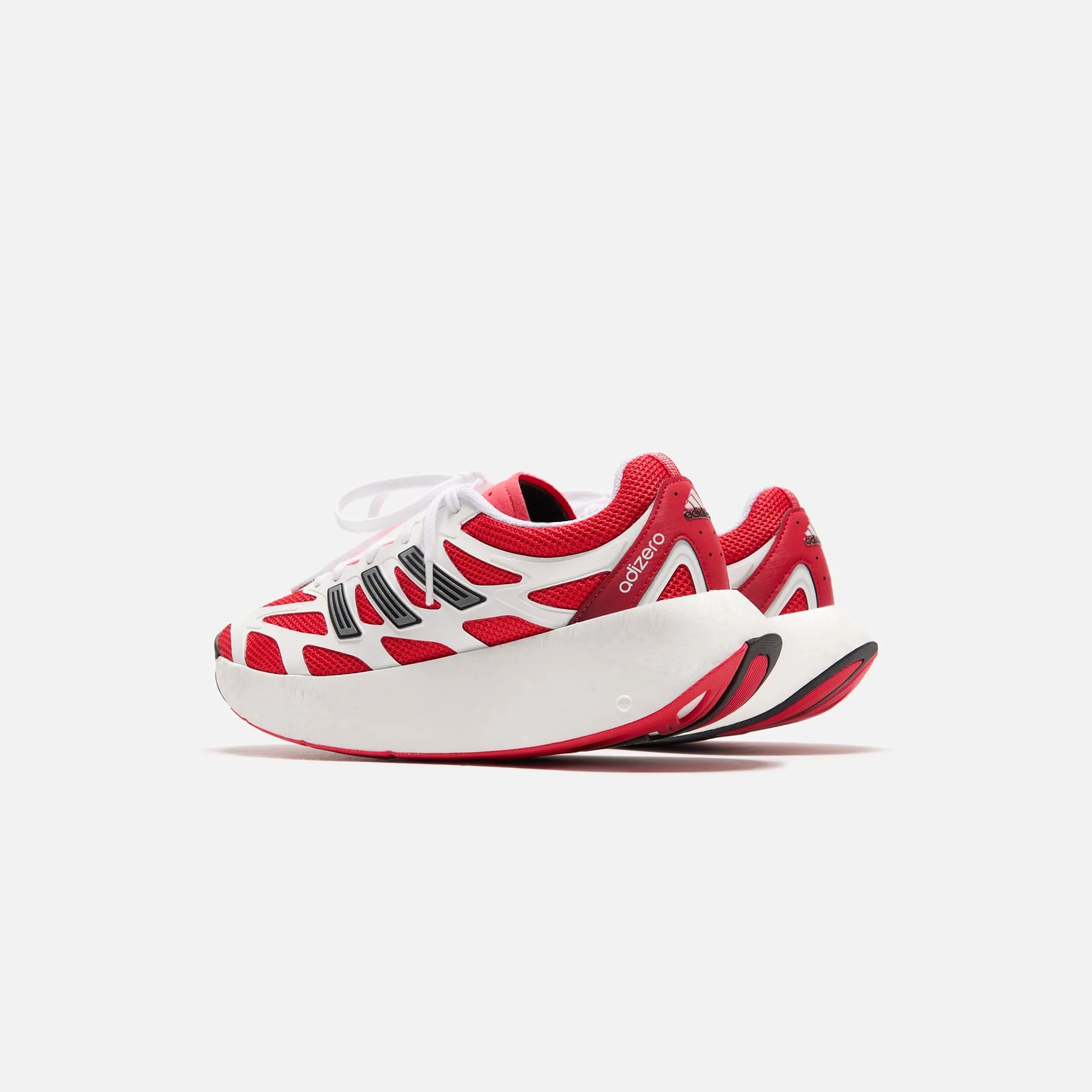 Adidas Adizero Aruku - White / Pure Ruby / Core Black Lightweight Polyester Knee Length