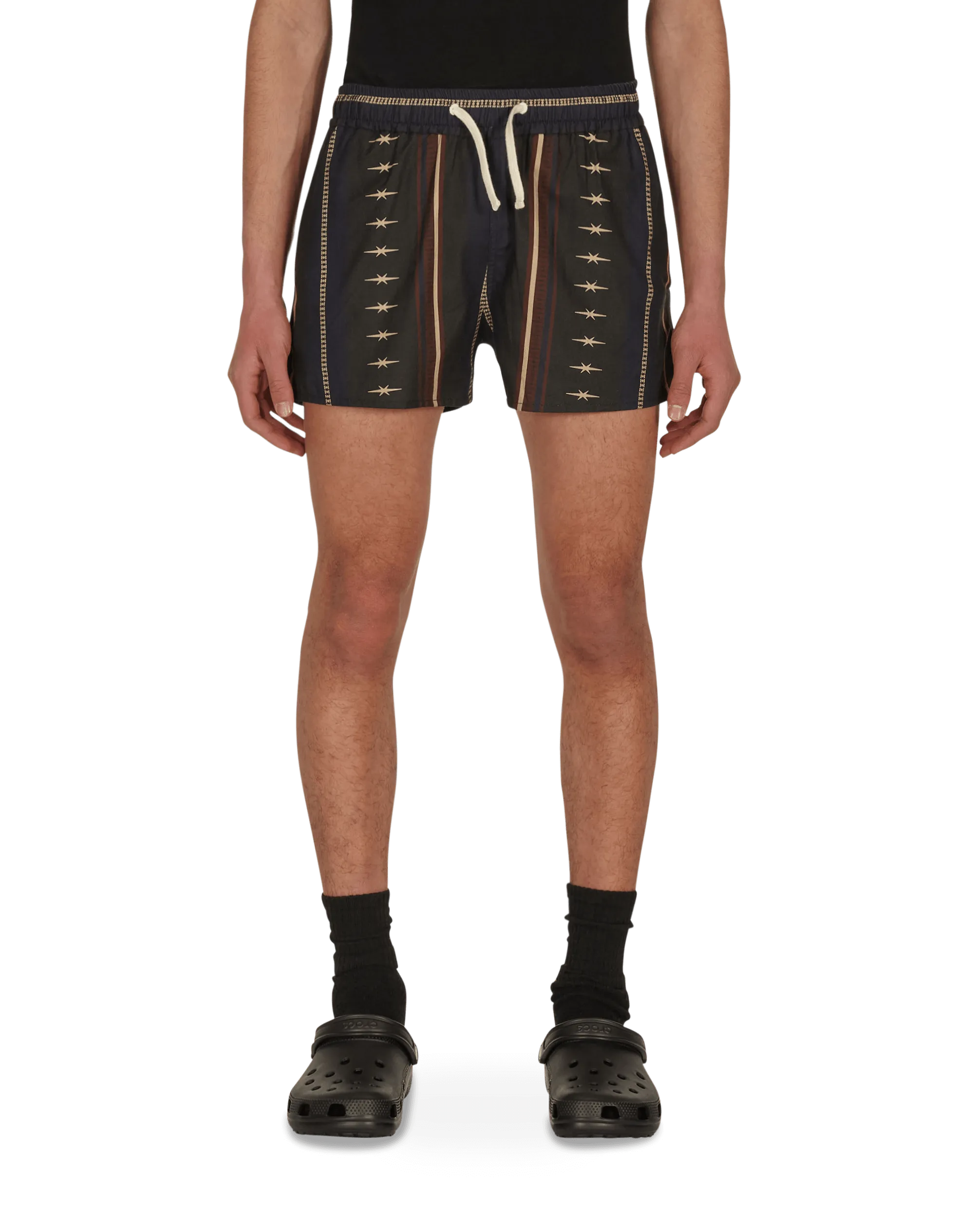 Drawstring Shorts Multicolor Marble Sleeve