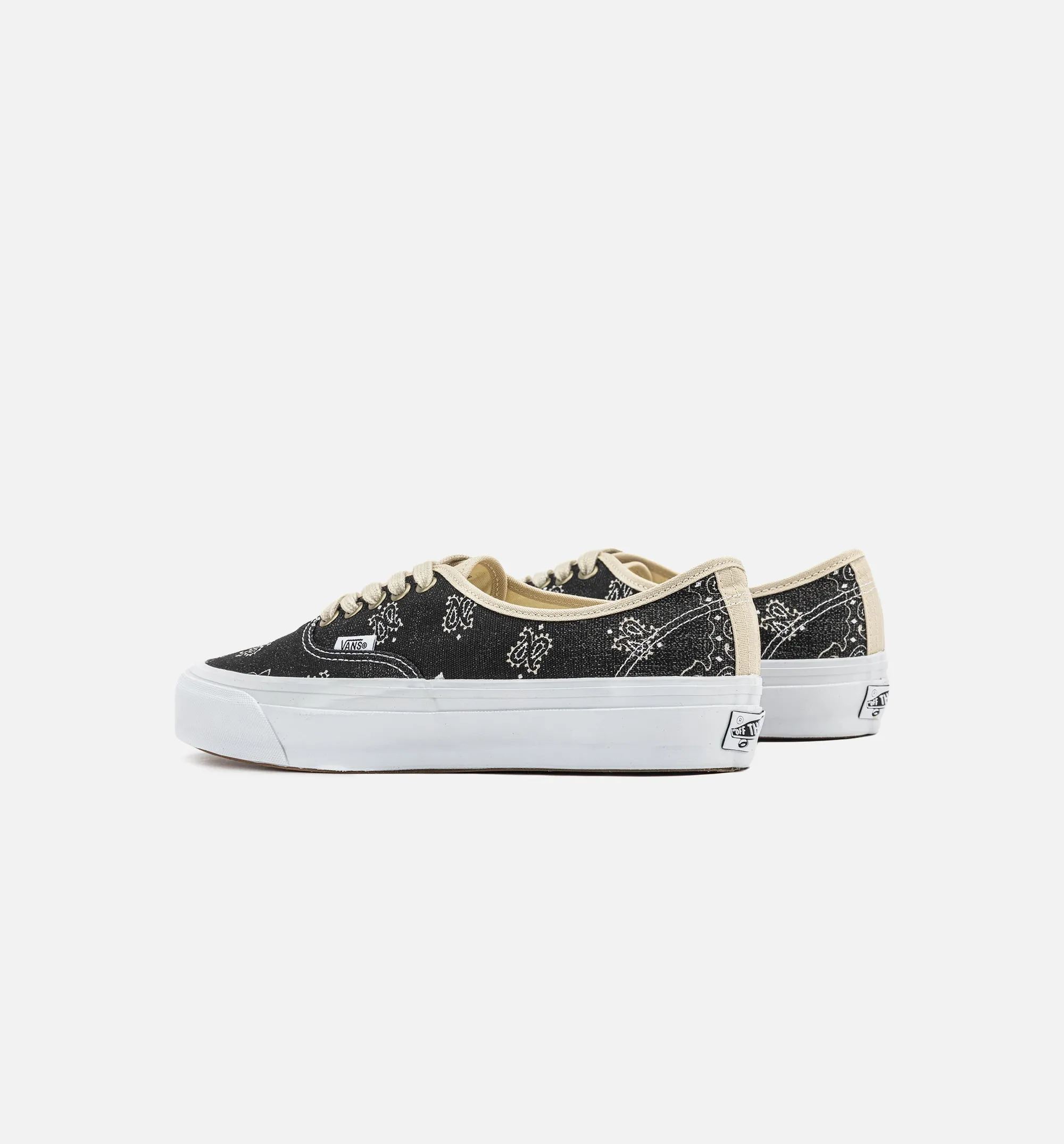 Comfortable Symbol Comfortable Innovation Authentic 44 Lx Faded Paisley Mens Lifestyle Shoe - Black/White