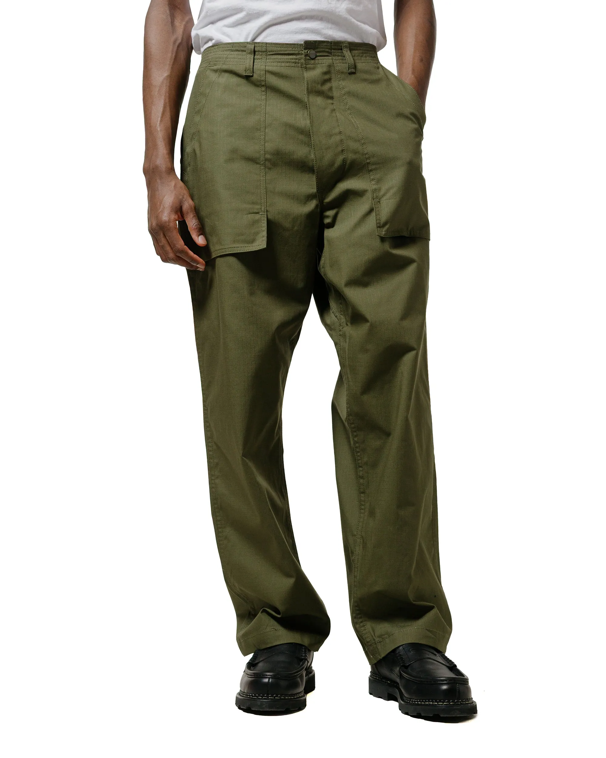 Yoked Front Sassafras F.S Cultivator Pants Army Ripstop Olive