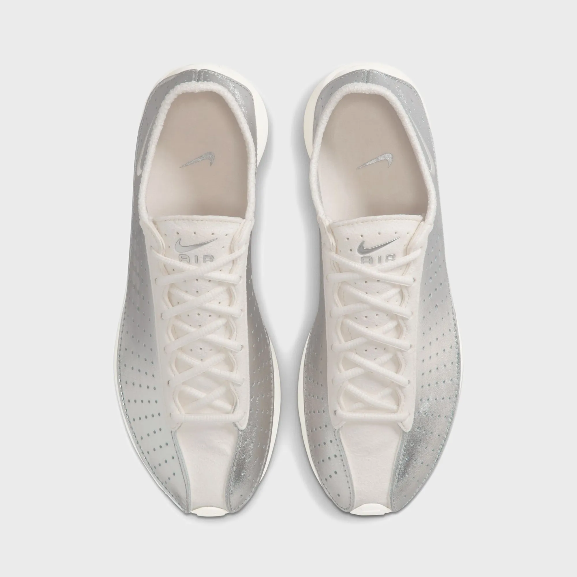 Comfort Upgrade Opportunity Identification Comfortable For Tennis Nike Wmns Air Superfly - Pale Ivory / Metallic Silver