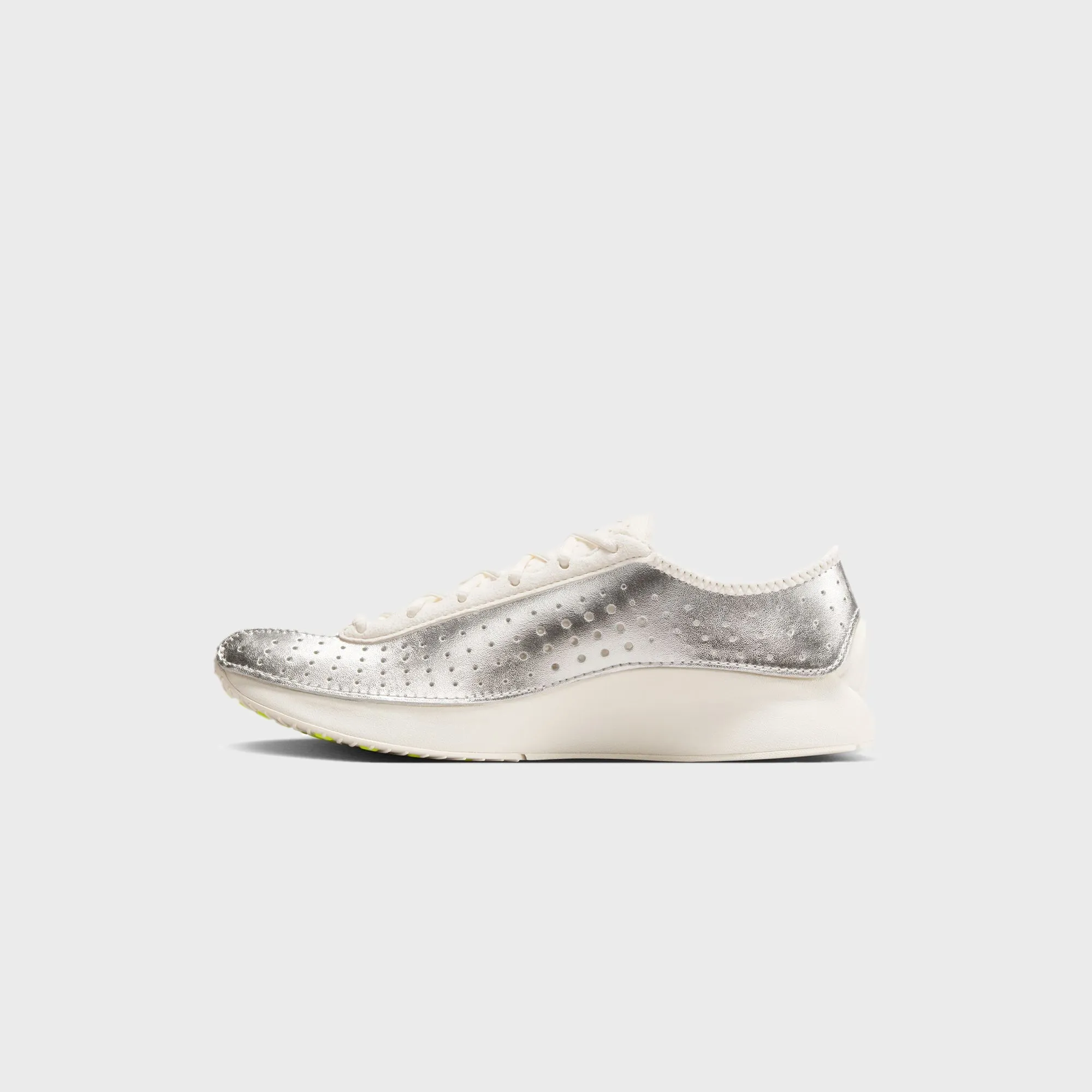 Quick Drying Microfiber Leather Space - Saving Nike Wmns Air Superfly - Pale Ivory / Metallic Silver