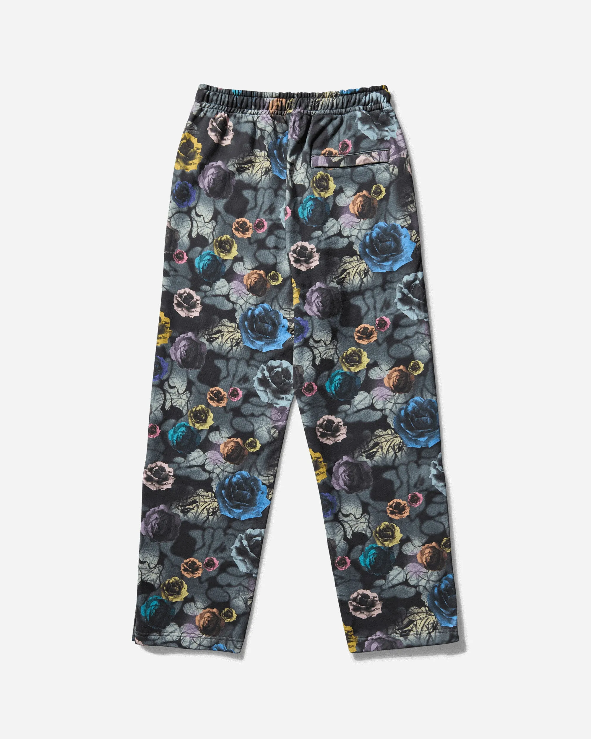 Men'S Floral Camo Sweatpants Black Reinforced Finger Muscles Chemical-Resistant