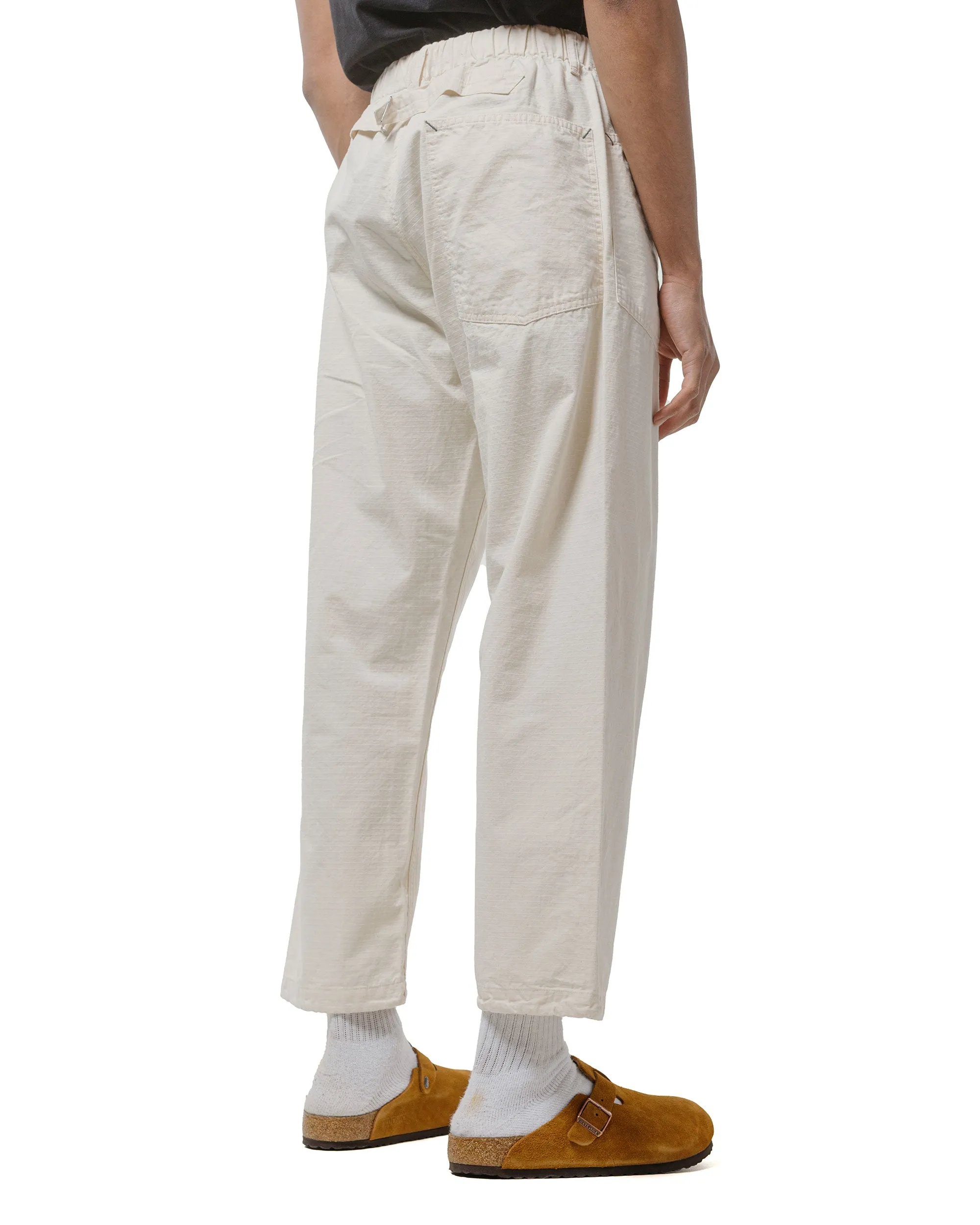 Fine Details Thick Material Post O'Alls E-Z Army-Navy Pants 2 Cotton Dobby Ripstop Natural