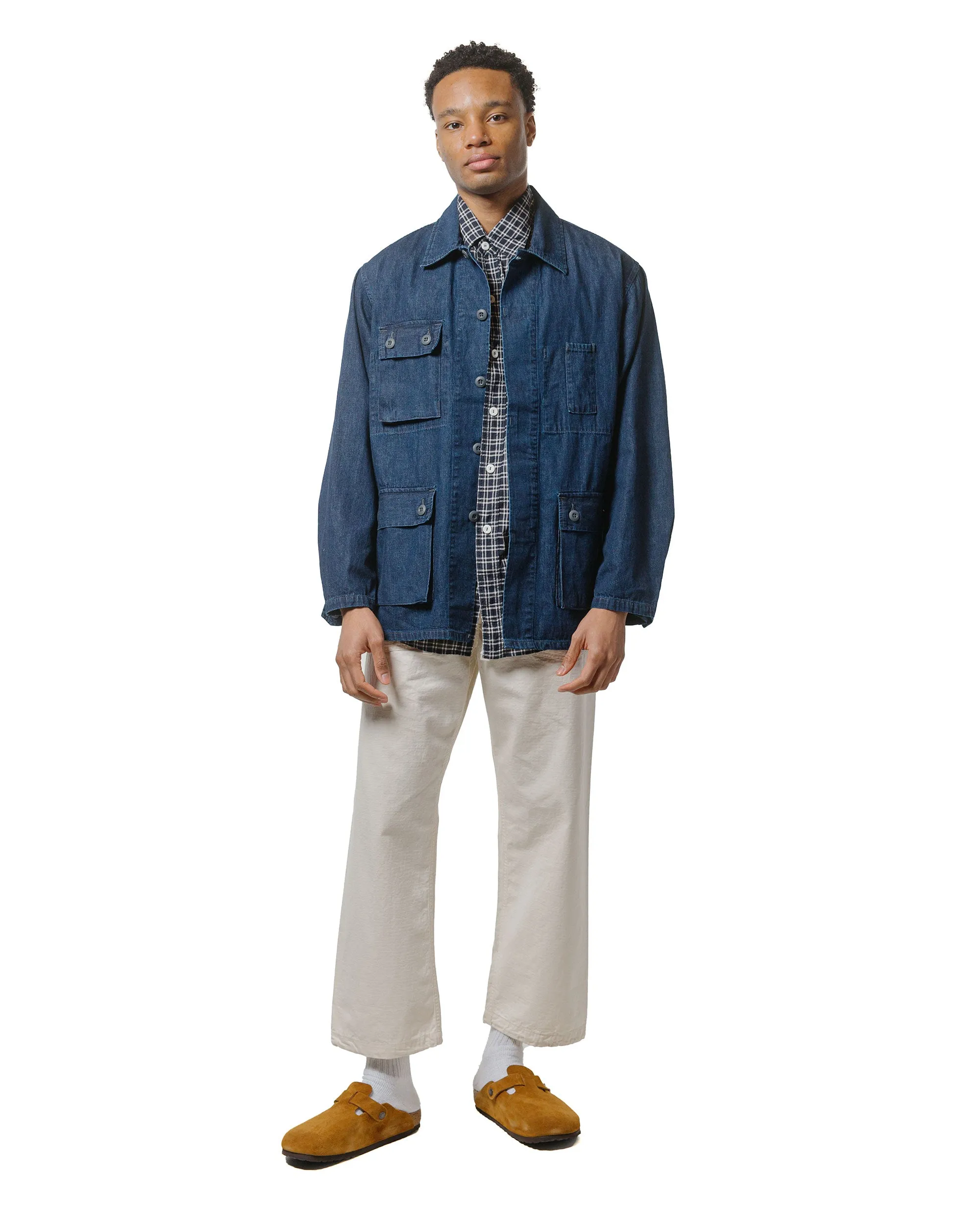 Fine Corduroy Post O'Alls E-Z Army-Navy Pants 2 Cotton Dobby Ripstop Natural