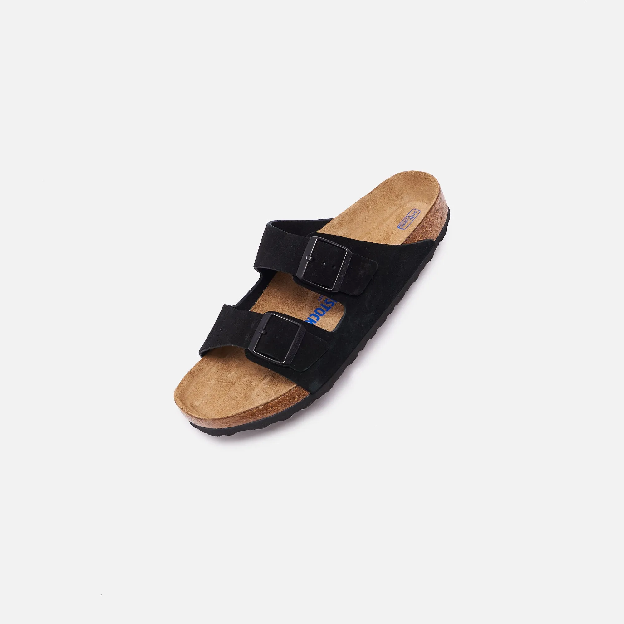 Cushioned Insole Birkenstock Arizona Soft Footbed Suede - Black
