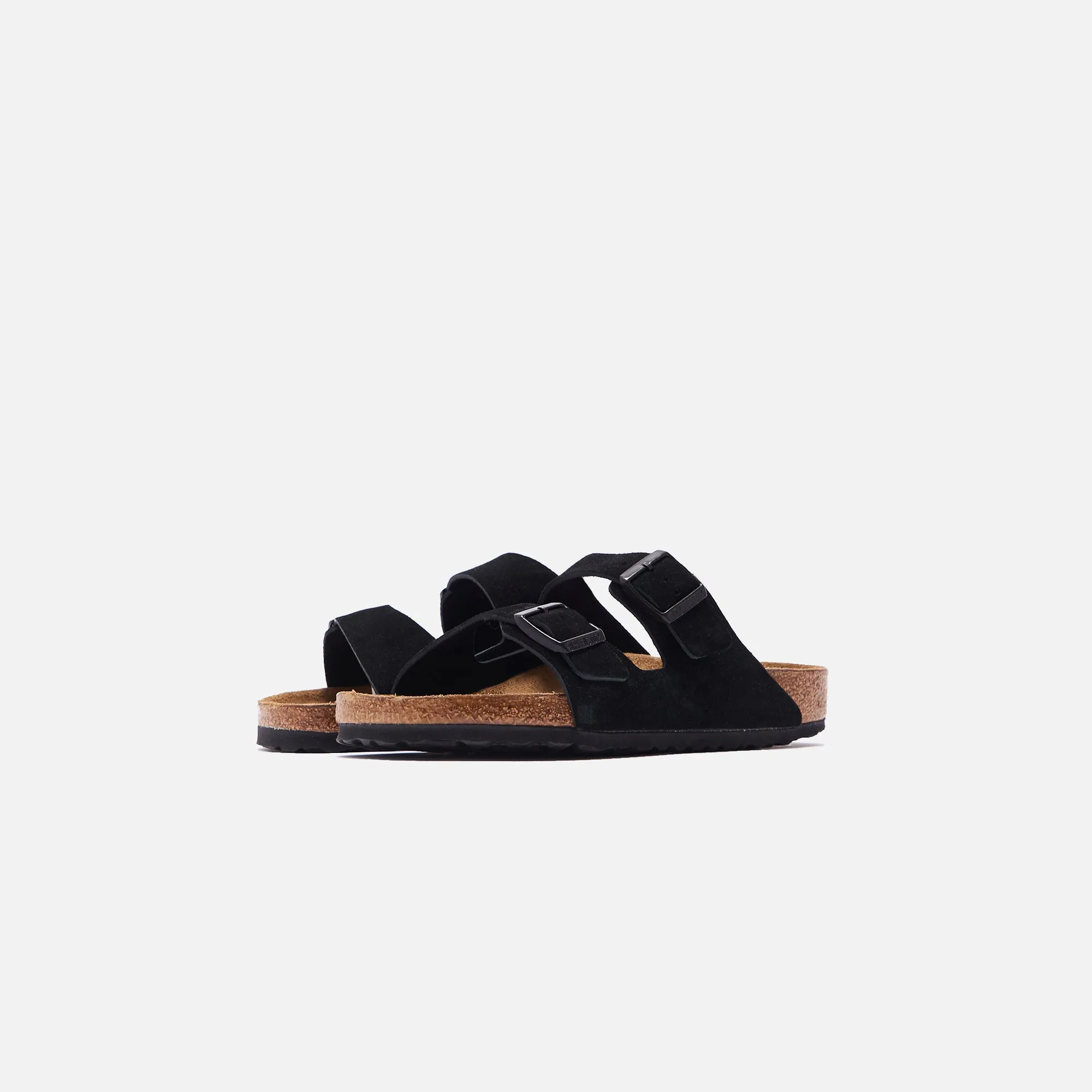 Birkenstock Arizona Soft Footbed Suede - Black Tulle