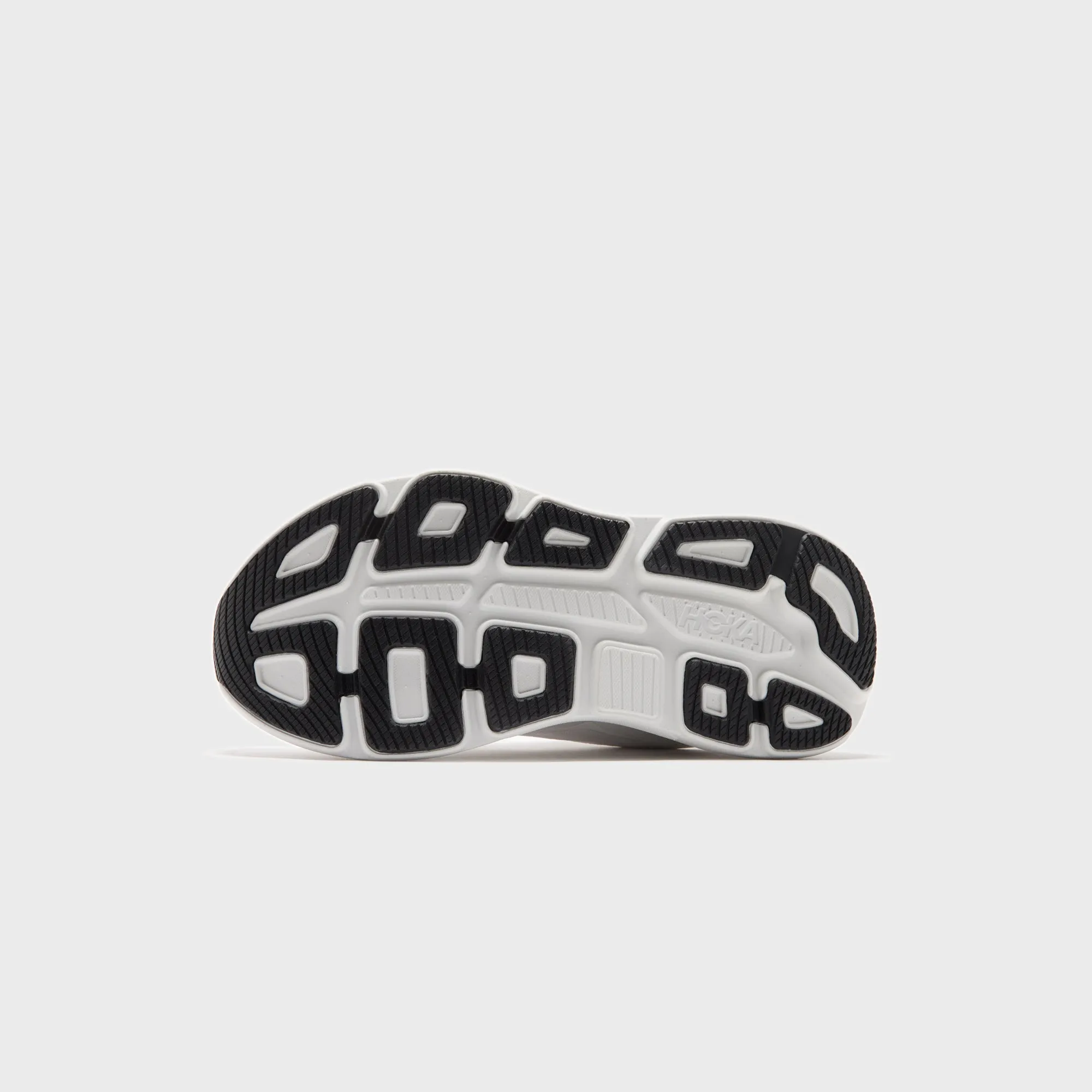 Hoka Bondi 9 - White / Black Bottom Traction Stretchable Synthetic