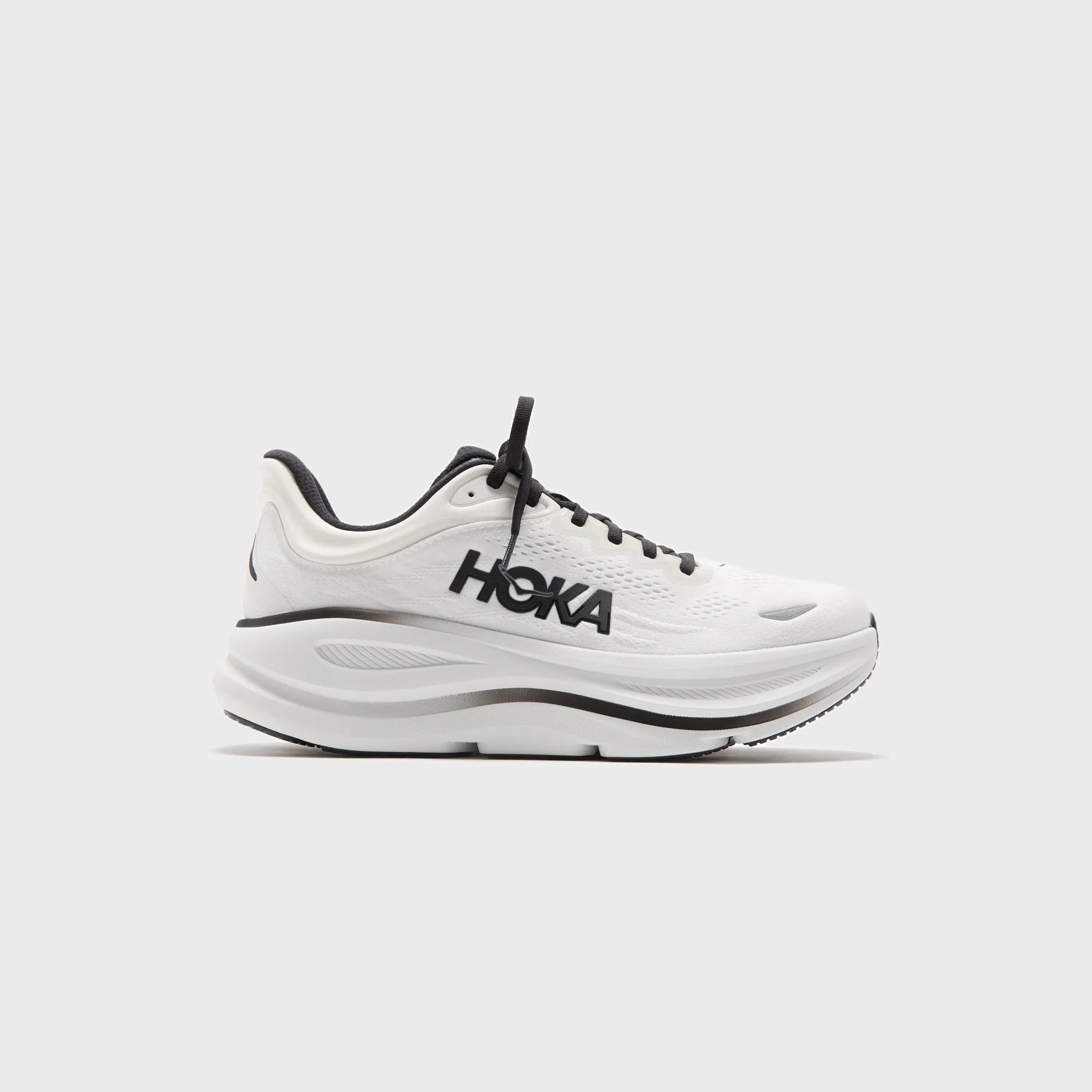 Hoka Bondi 9 - White / Black Travel Use