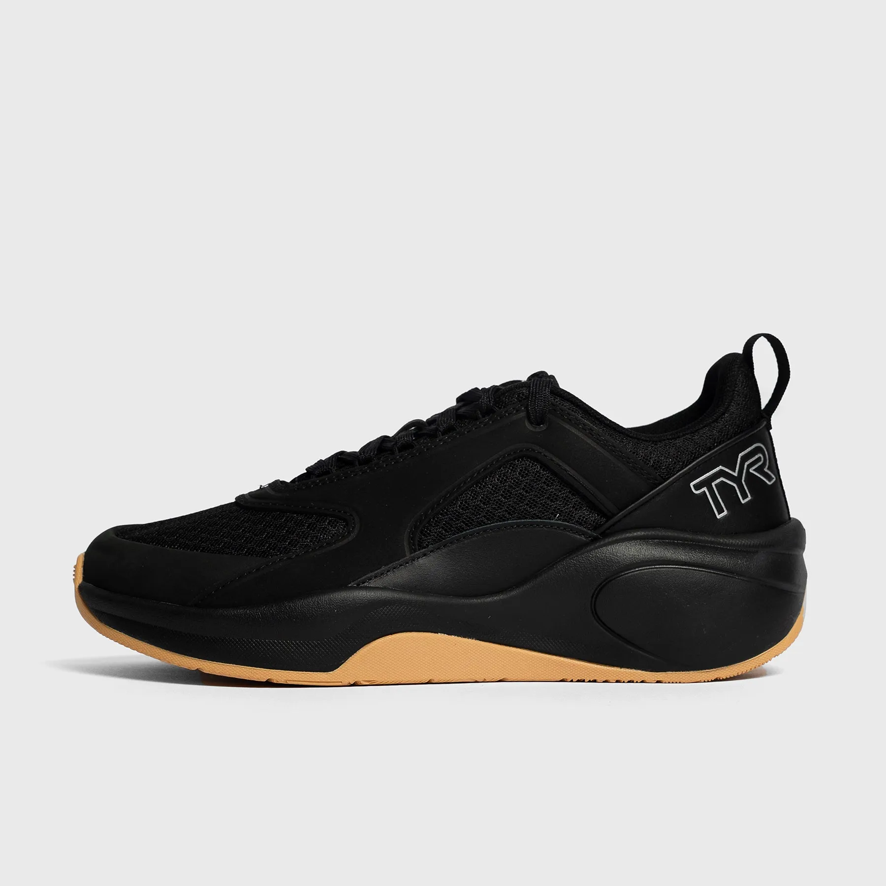 Tyr - Men'S Cxt Flow Trainer - Black Gum Easy Push Design Innovation