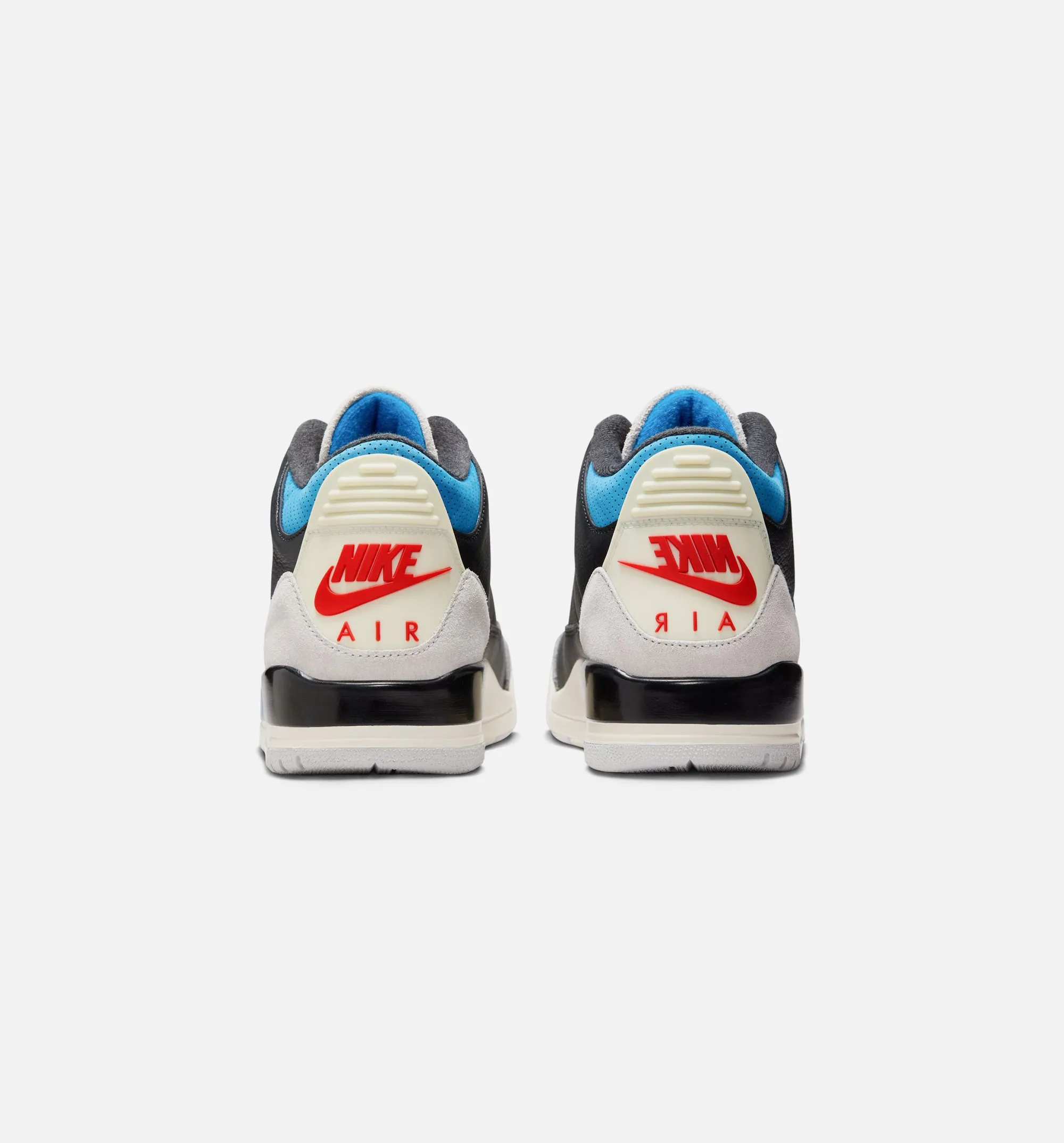 ConicalFeature Air Jordan 3 Retro Og Rare Air Mens Lifestyle Shoe - Black/Chile Red/Neutral Grey