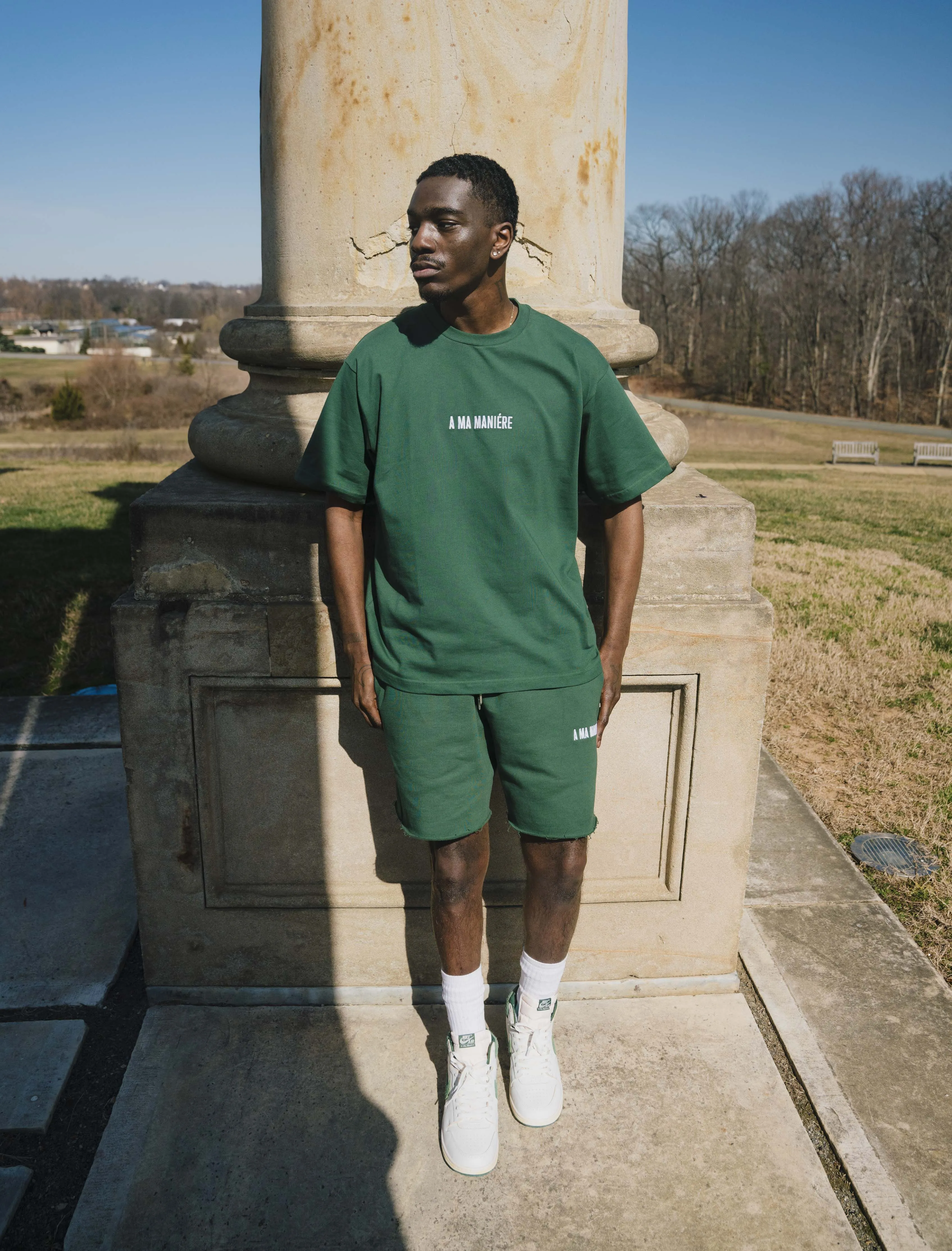 Elasticized Kangaroo Pocket Amm T-Shirt