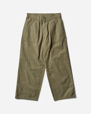 Elegant Design Touch Men'S Wide Baker Pants Olive Drab