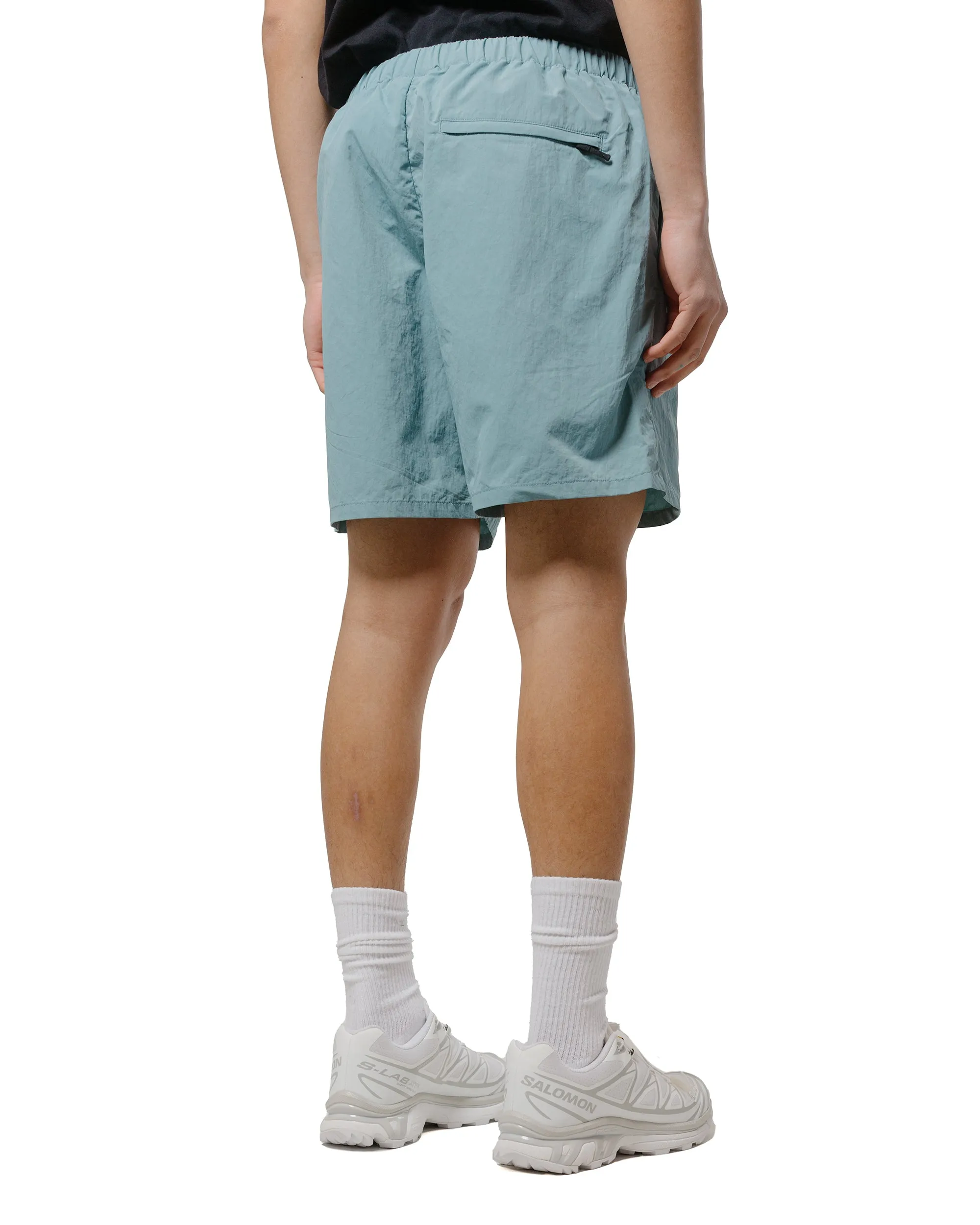 Layering Piece Fabric Goldwin Nylon Shorts Smoke Aqua