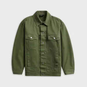 A.P.C. Blouson Elvis - Green Statement Finish Ecosystem