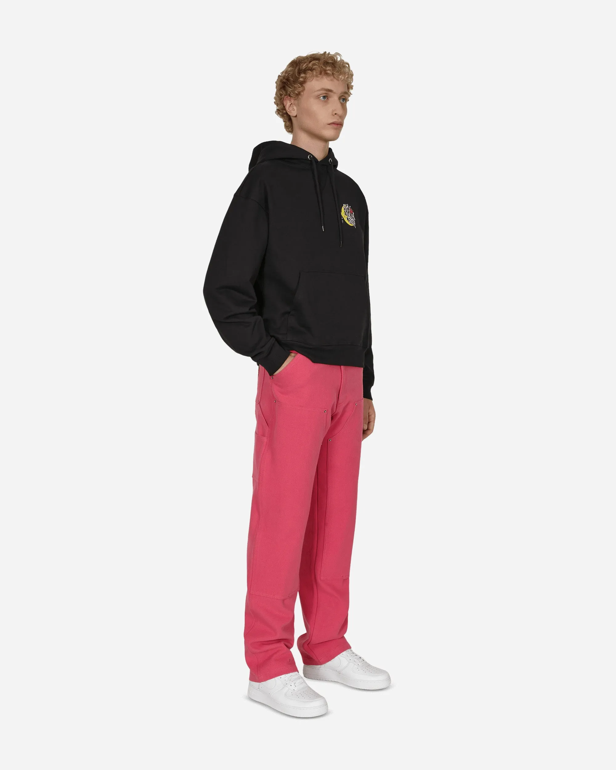 Canvas Workwear Pants Pink Anti-Knotting