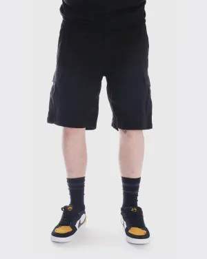 Trainers Ripstop Cargo Short - Black Storage Compartments Device