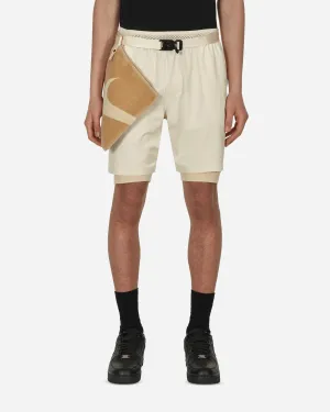Soft Fleece Blend Mmw Dri-Fit 3-In-1 Shorts Beige