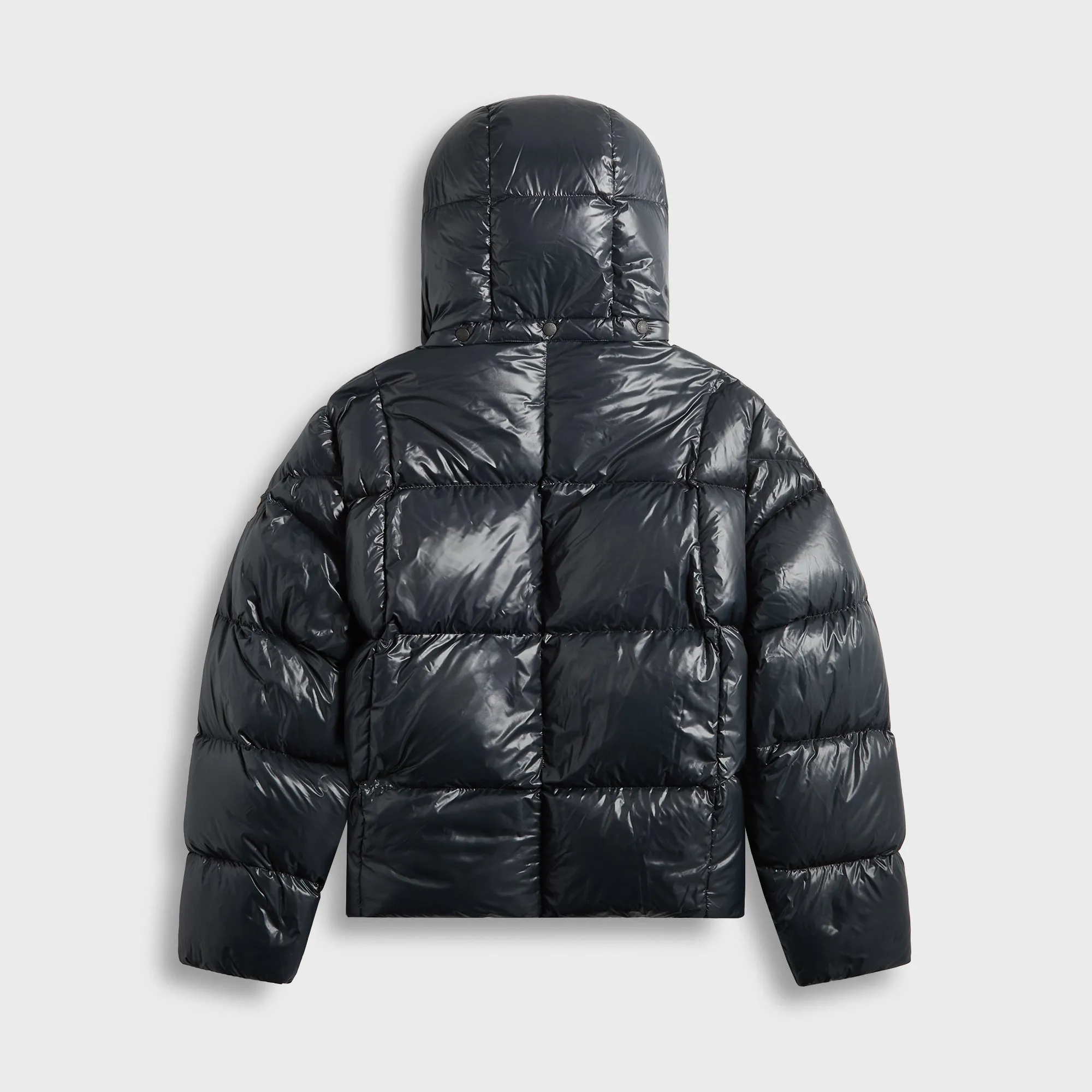 Comfortable Elastic Elastic Elastic Neckline Moncler Serfanto Jacket - Black