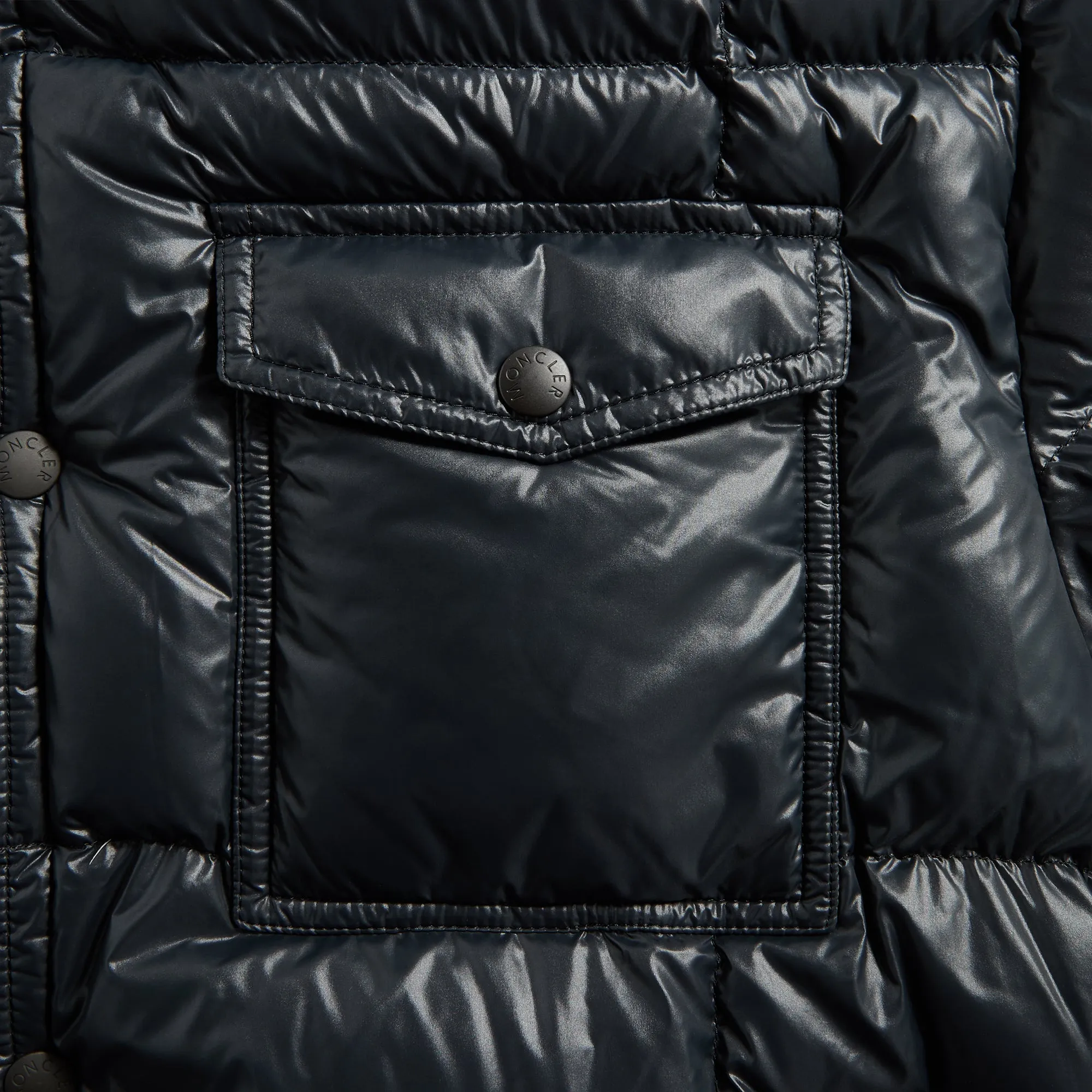 Tech Enabled Drilling Moncler Serfanto Jacket - Black