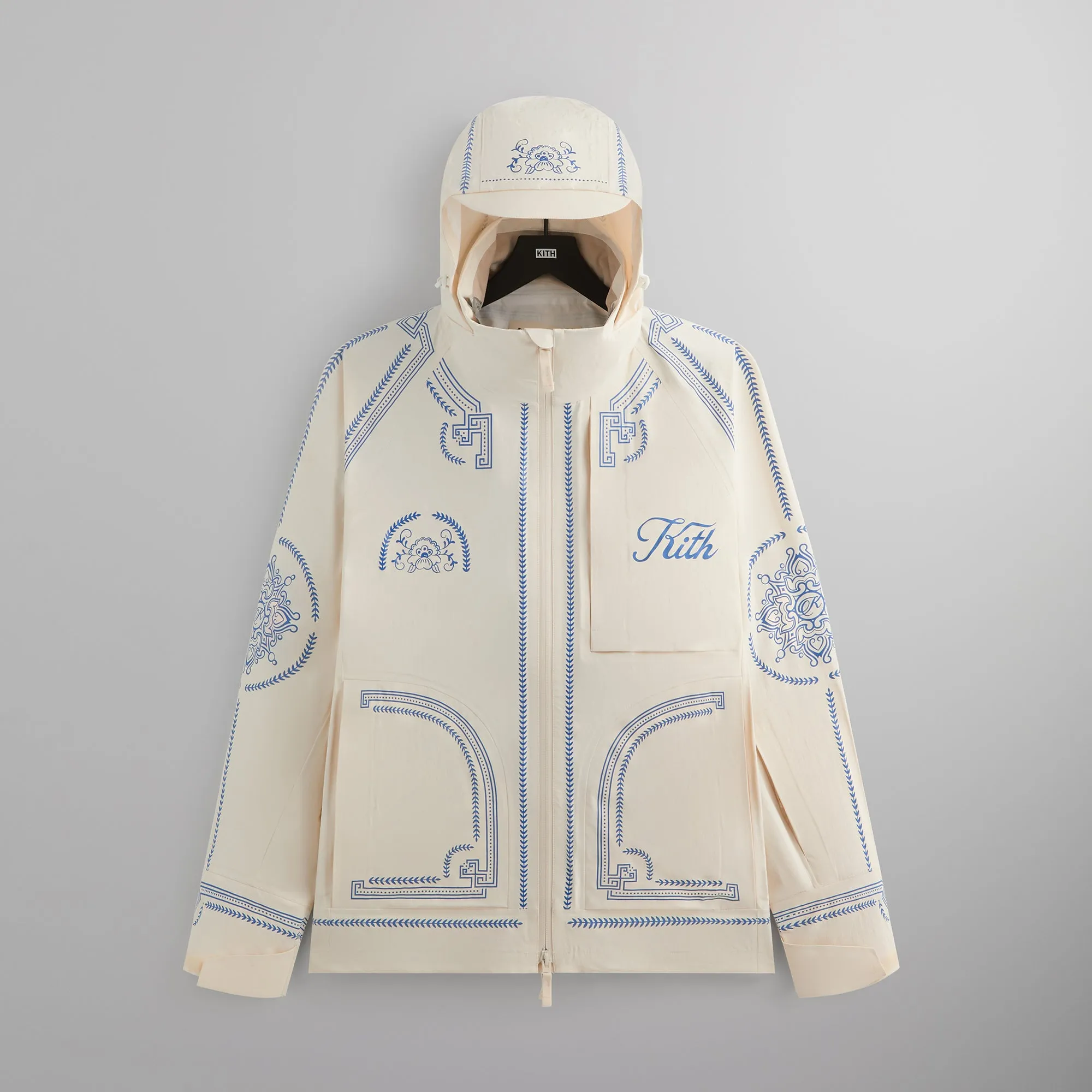 Kith Gabriel 3L Rain Jacket - Sandrift Turning